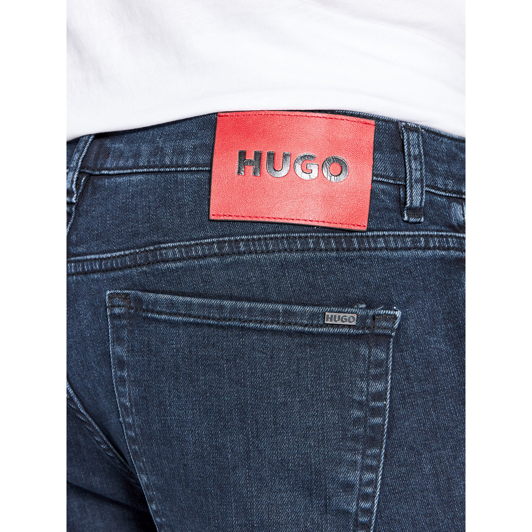 Hugo Дънки 634 50469157 Тъмносин Slim Fit - Pepit.bg