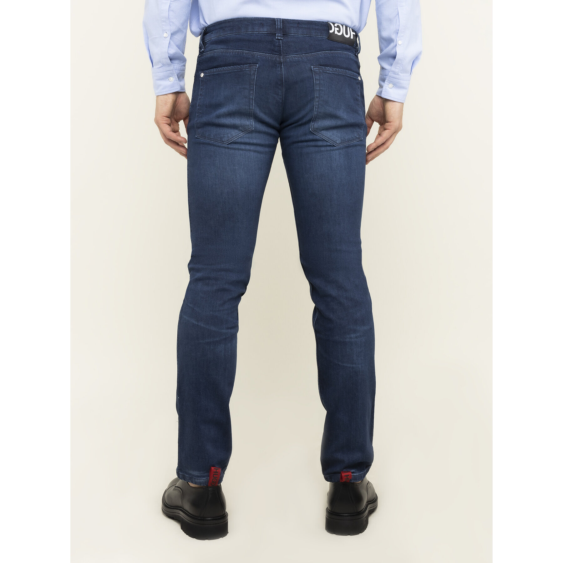 Hugo Дънки 708 50419635 Тъмносин Slim Fit - Pepit.bg