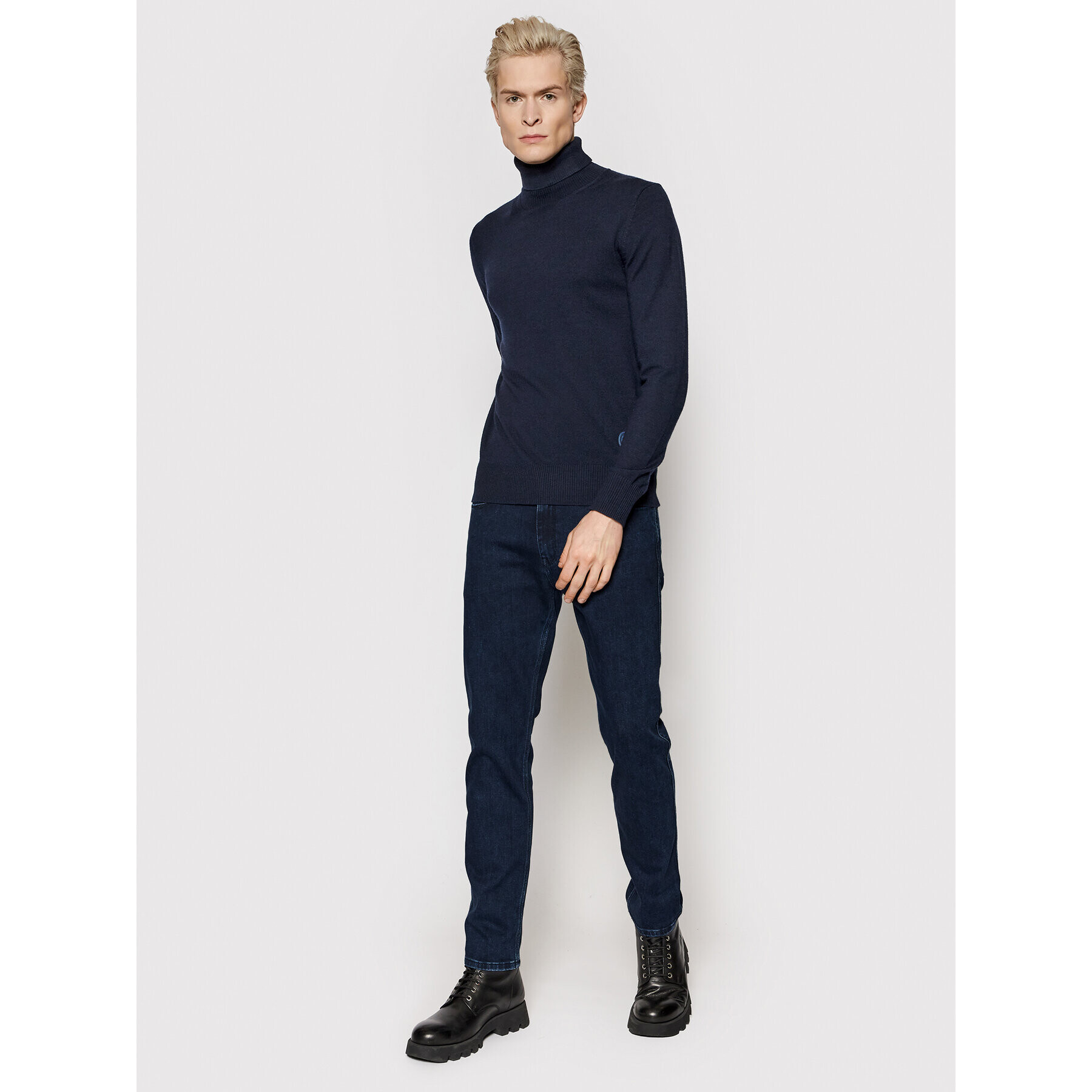 Hugo Дънки 708 50459770 Тъмносин Slim Fit - Pepit.bg