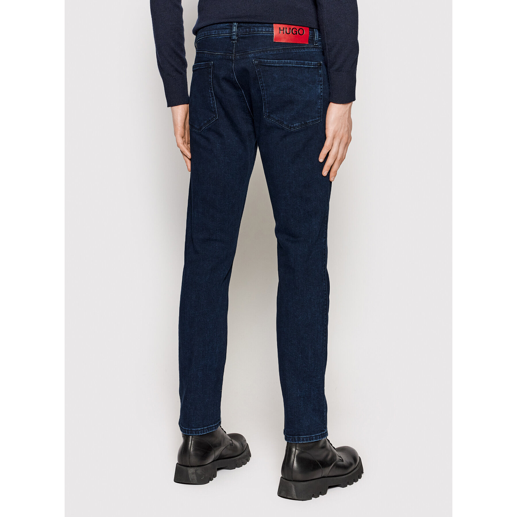Hugo Дънки 708 50459770 Тъмносин Slim Fit - Pepit.bg
