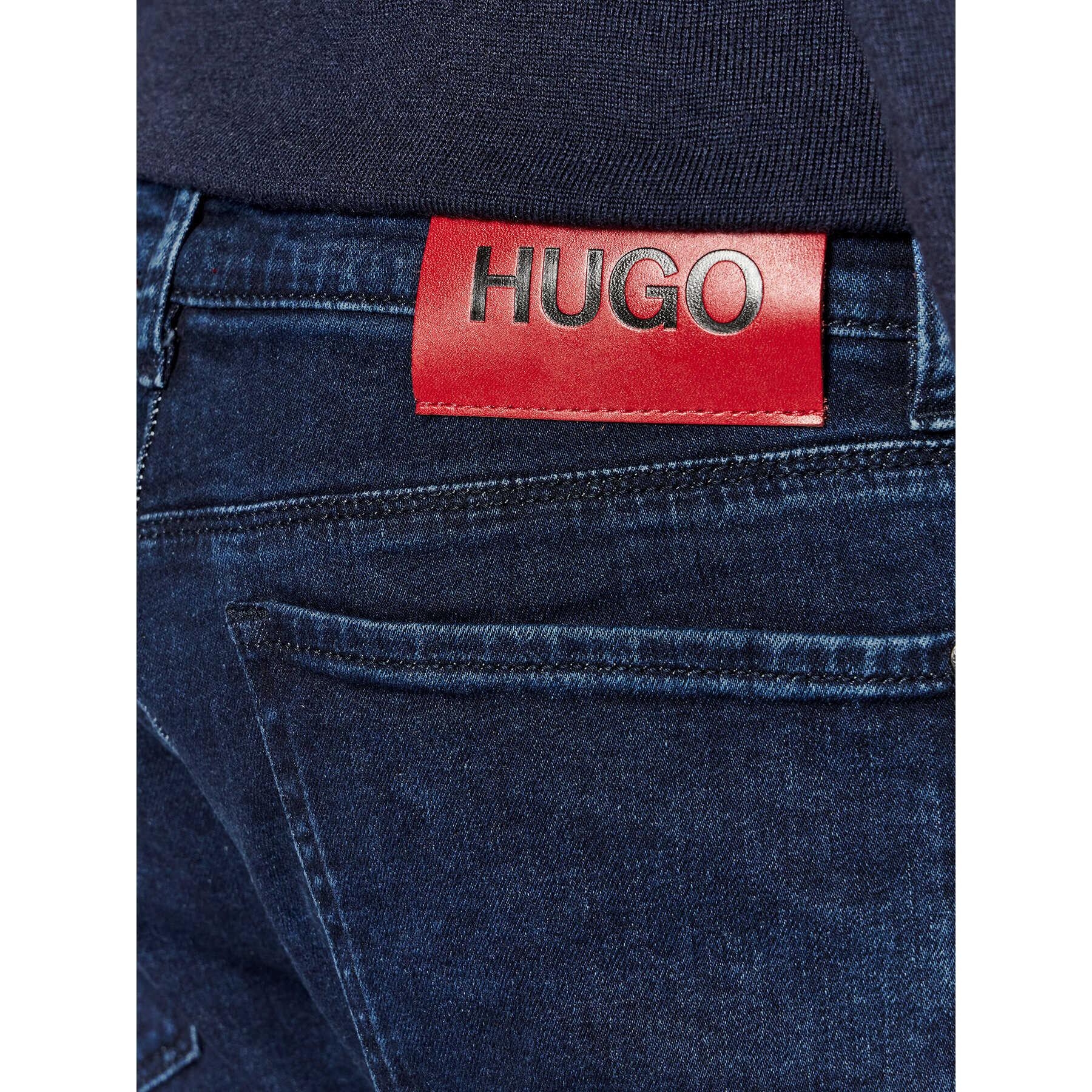 Hugo Дънки 708 50459770 Тъмносин Slim Fit - Pepit.bg