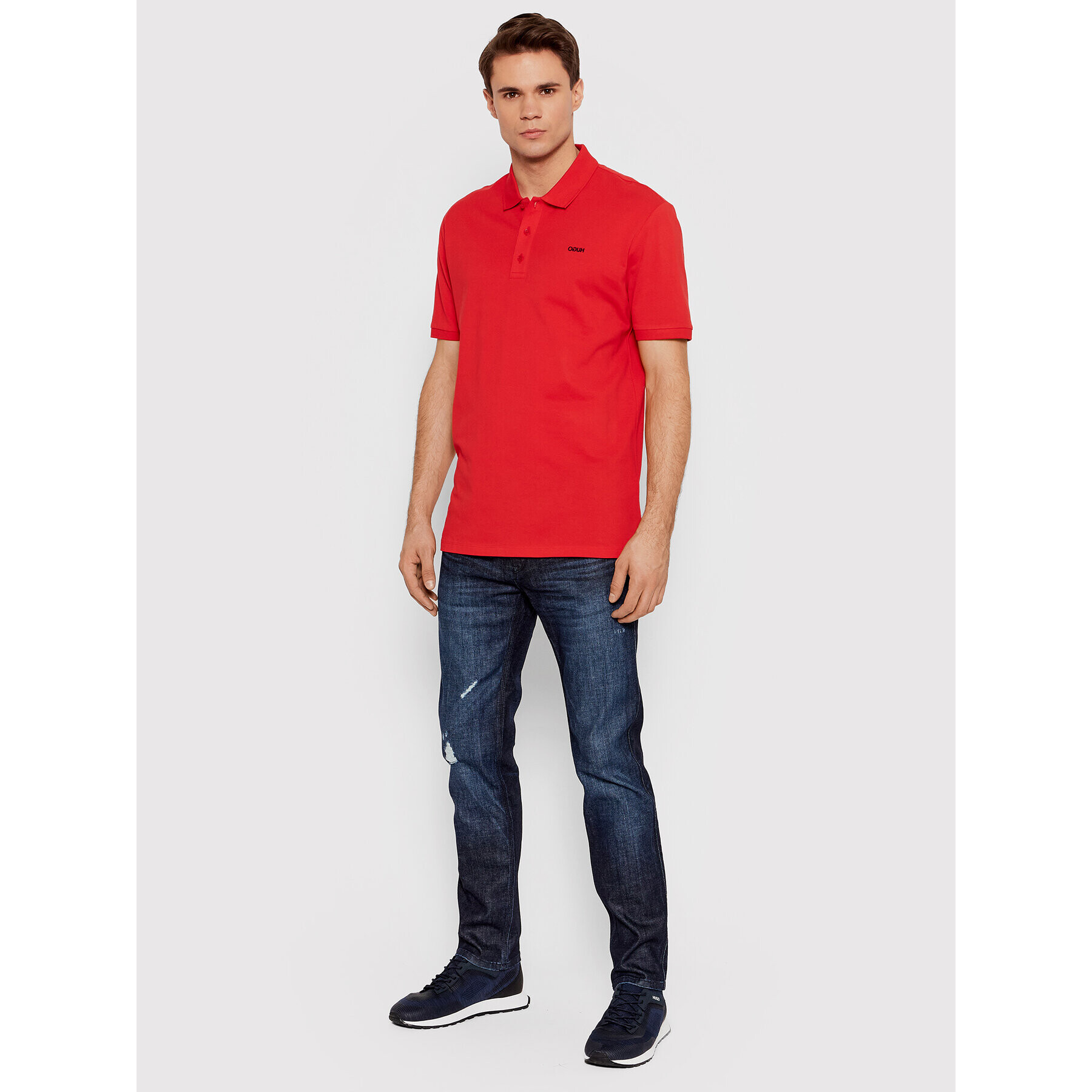 Hugo Дънки 708 50459801 Тъмносин Slim Fit - Pepit.bg