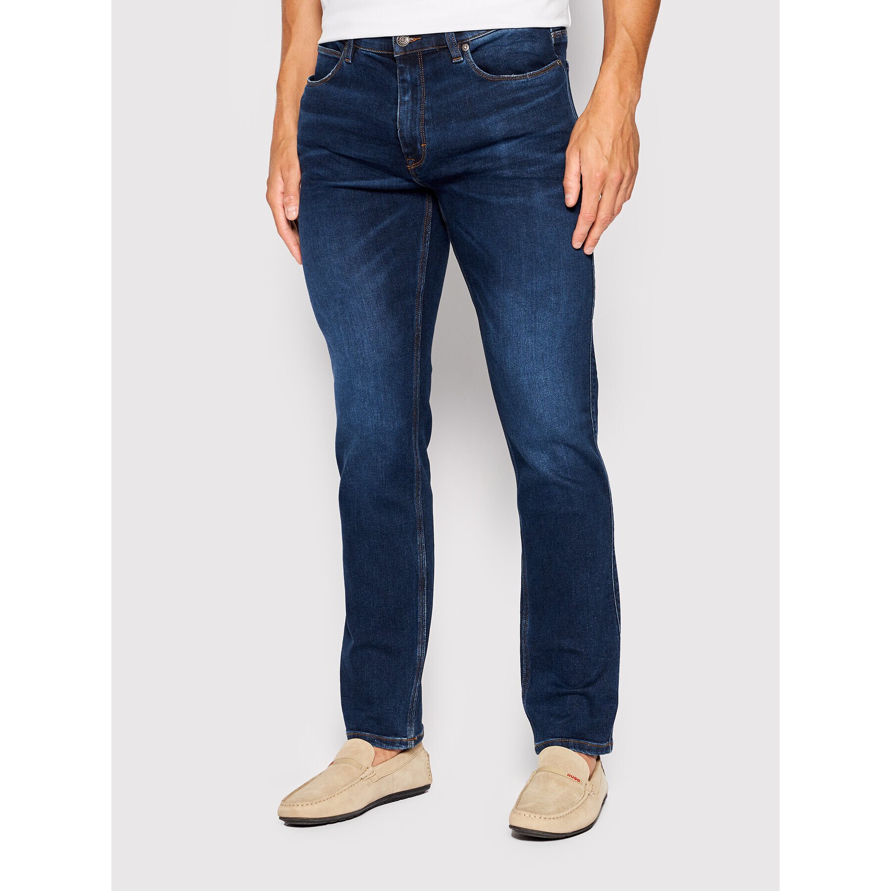 Hugo Дънки 708 50472822 Син Slim Fit - Pepit.bg