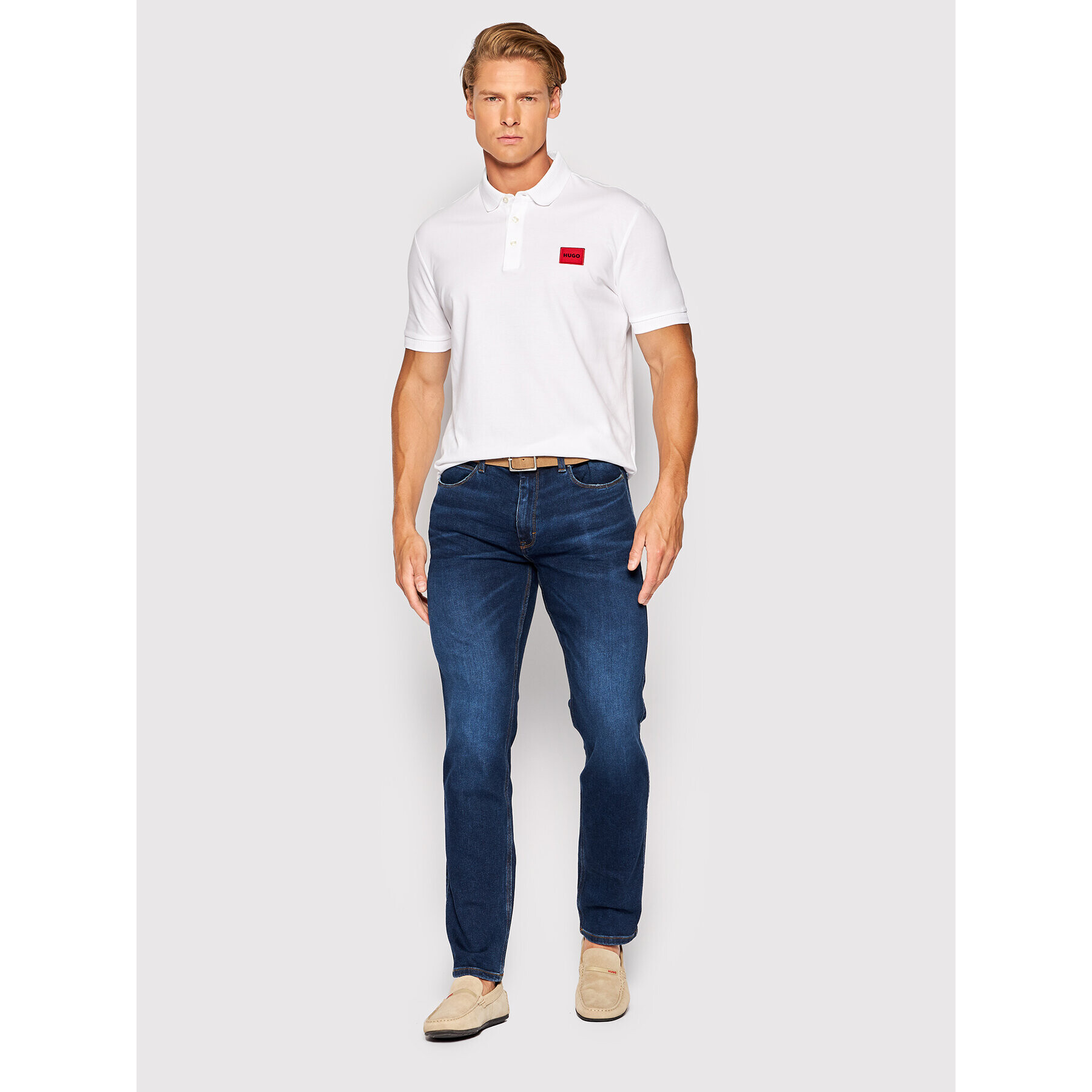 Hugo Дънки 708 50472822 Син Slim Fit - Pepit.bg