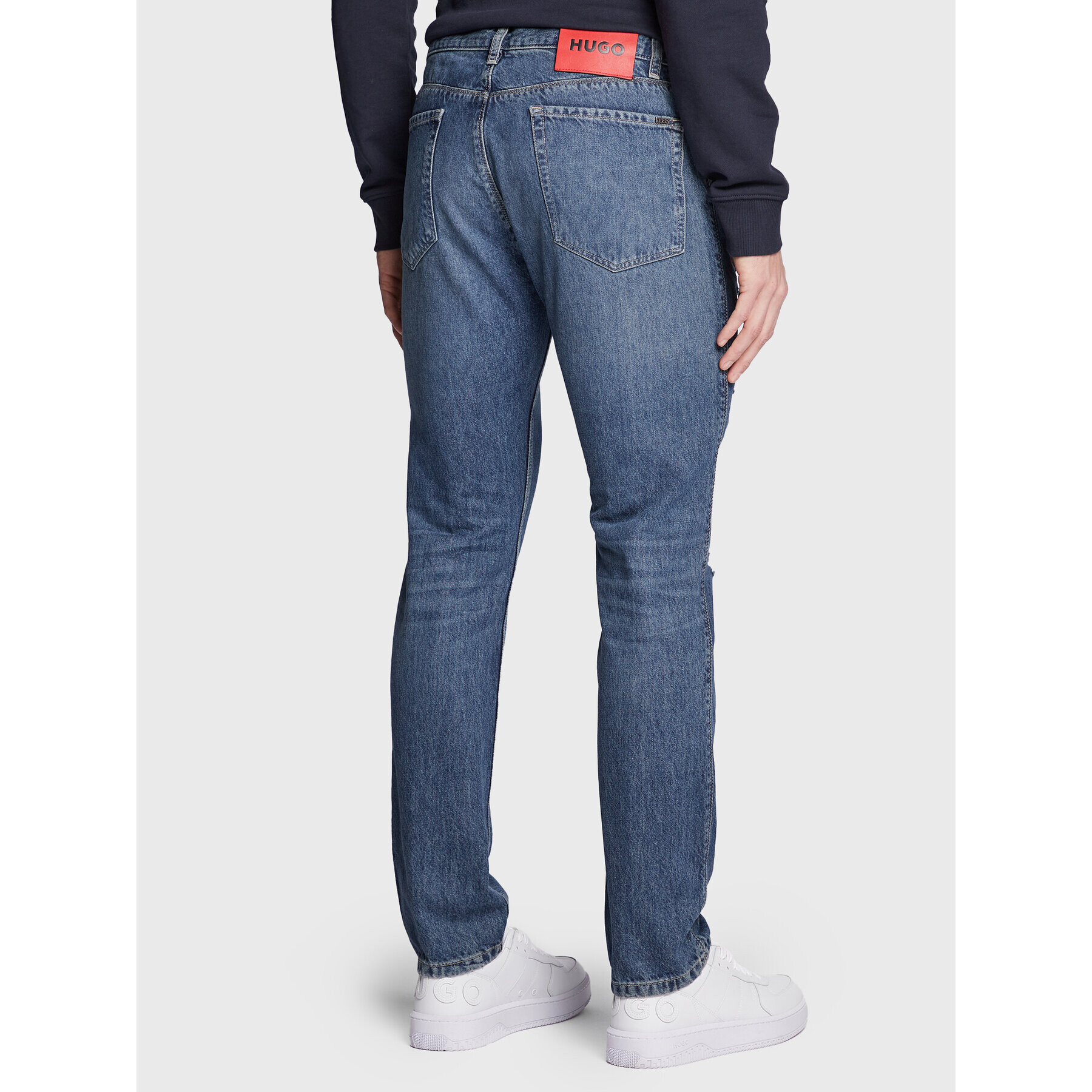 Hugo Дънки 708 50476242 Син Slim Fit - Pepit.bg