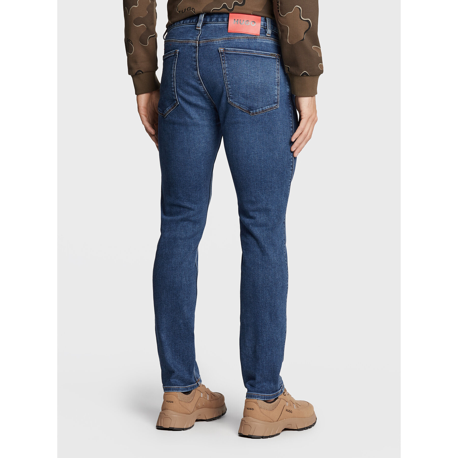 Hugo Дънки 708 50477576 Син Slim Fit - Pepit.bg