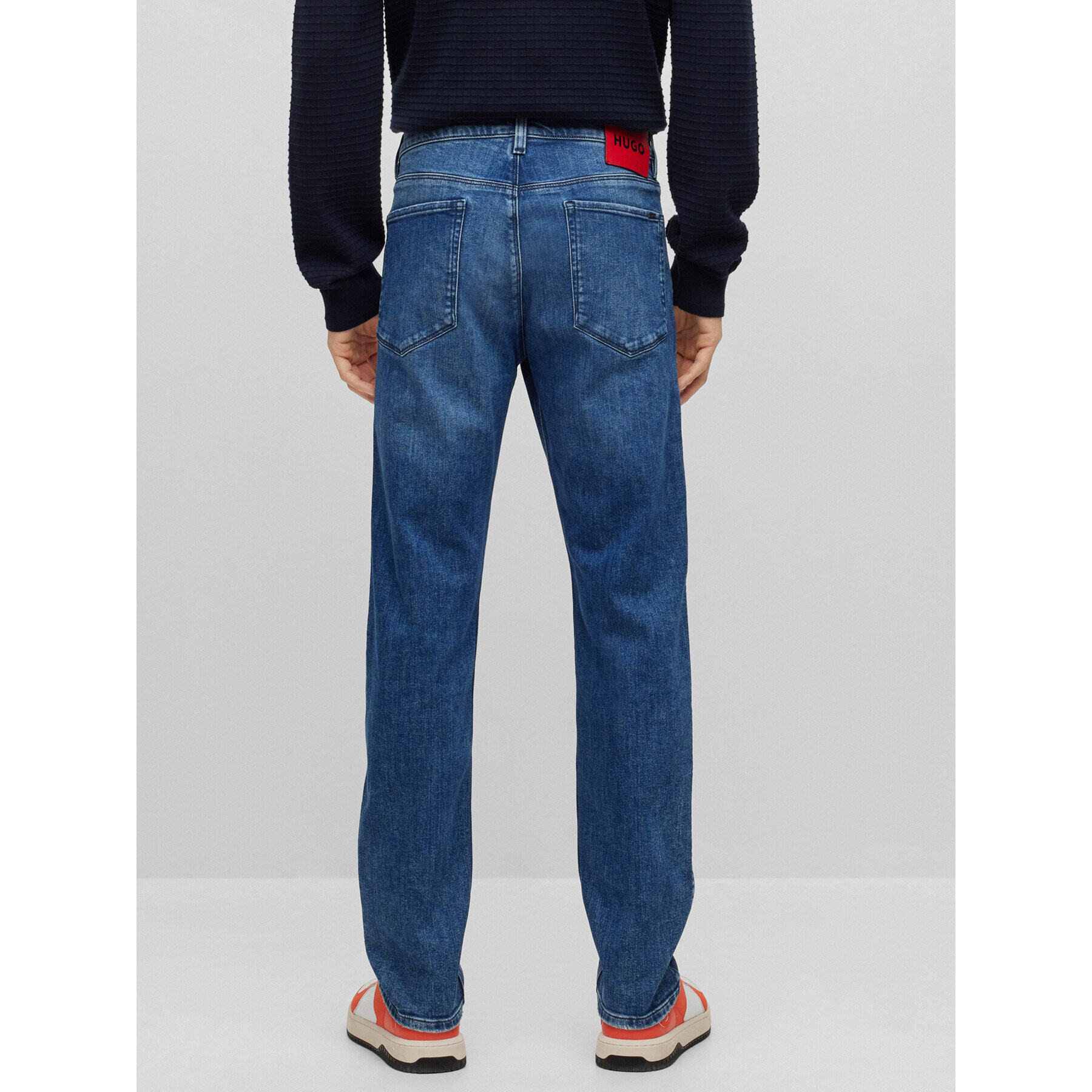 Hugo Дънки 708 50493868 Син Slim Fit - Pepit.bg