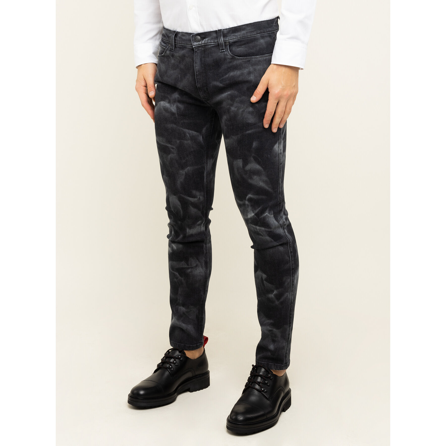 Hugo Дънки 734 50419578 Черен Skinny Fit - Pepit.bg