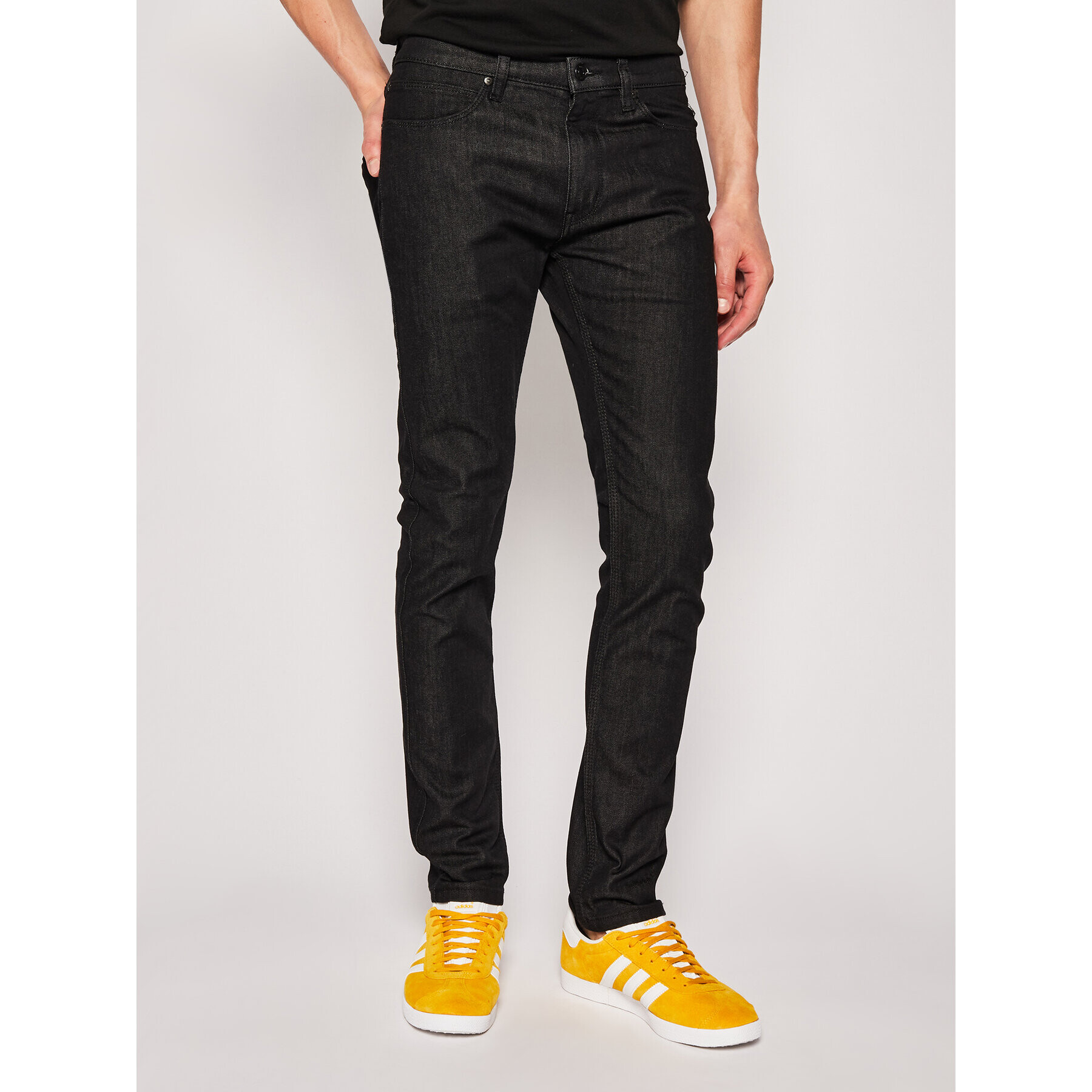 Hugo Дънки 734 50426679 Черен Slim Fit - Pepit.bg