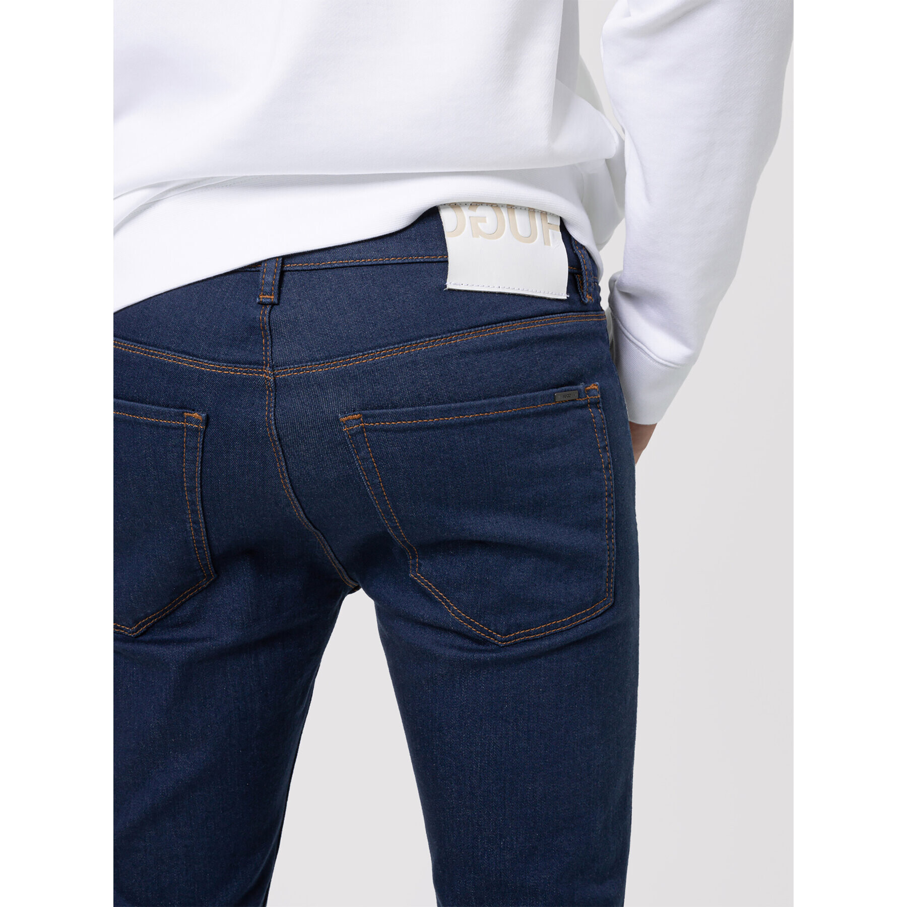 Hugo Дънки 734 50441720 Тъмносин Extra Slim Fit - Pepit.bg