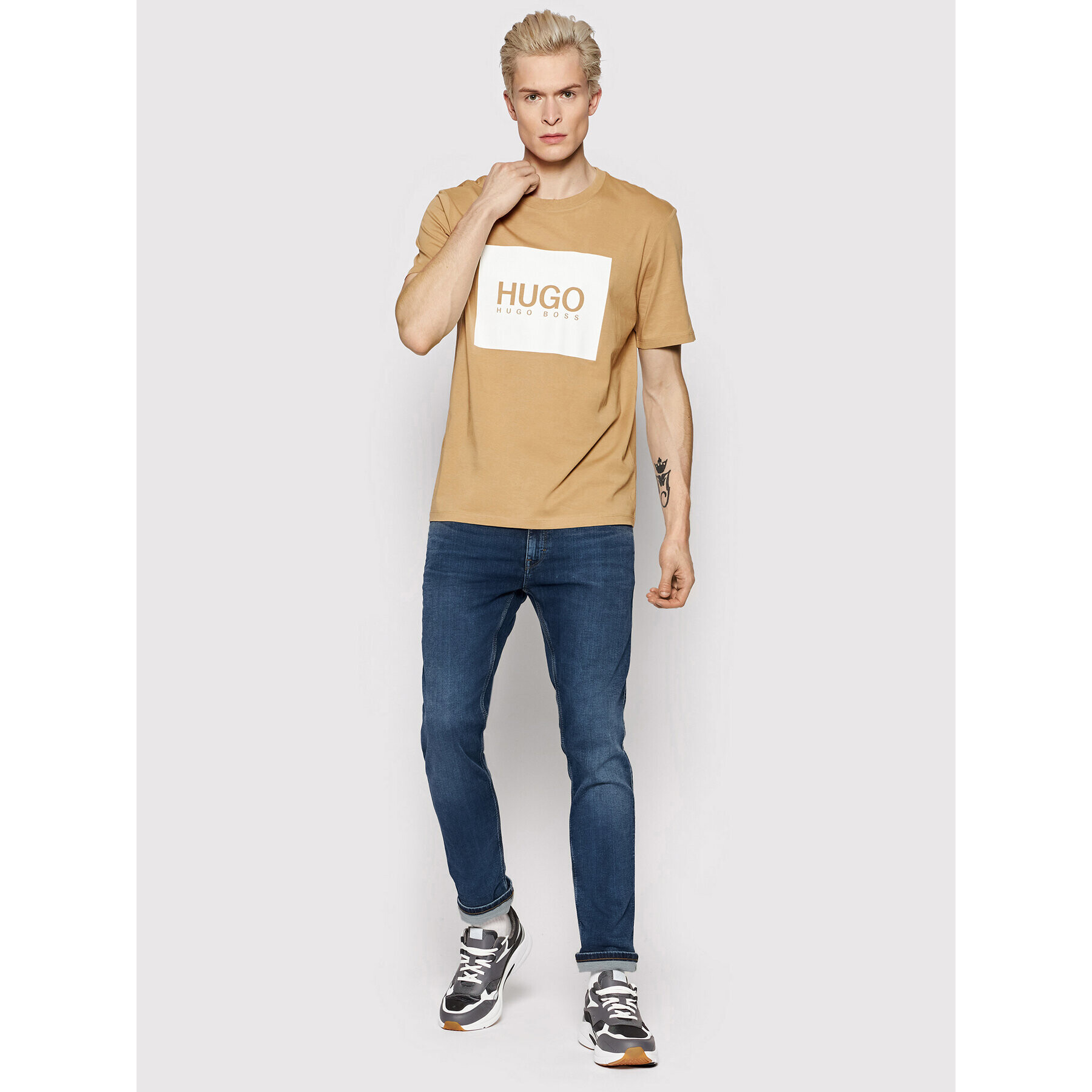 Hugo Дънки 734 50459813 Тъмносин Extra Slim Fit - Pepit.bg