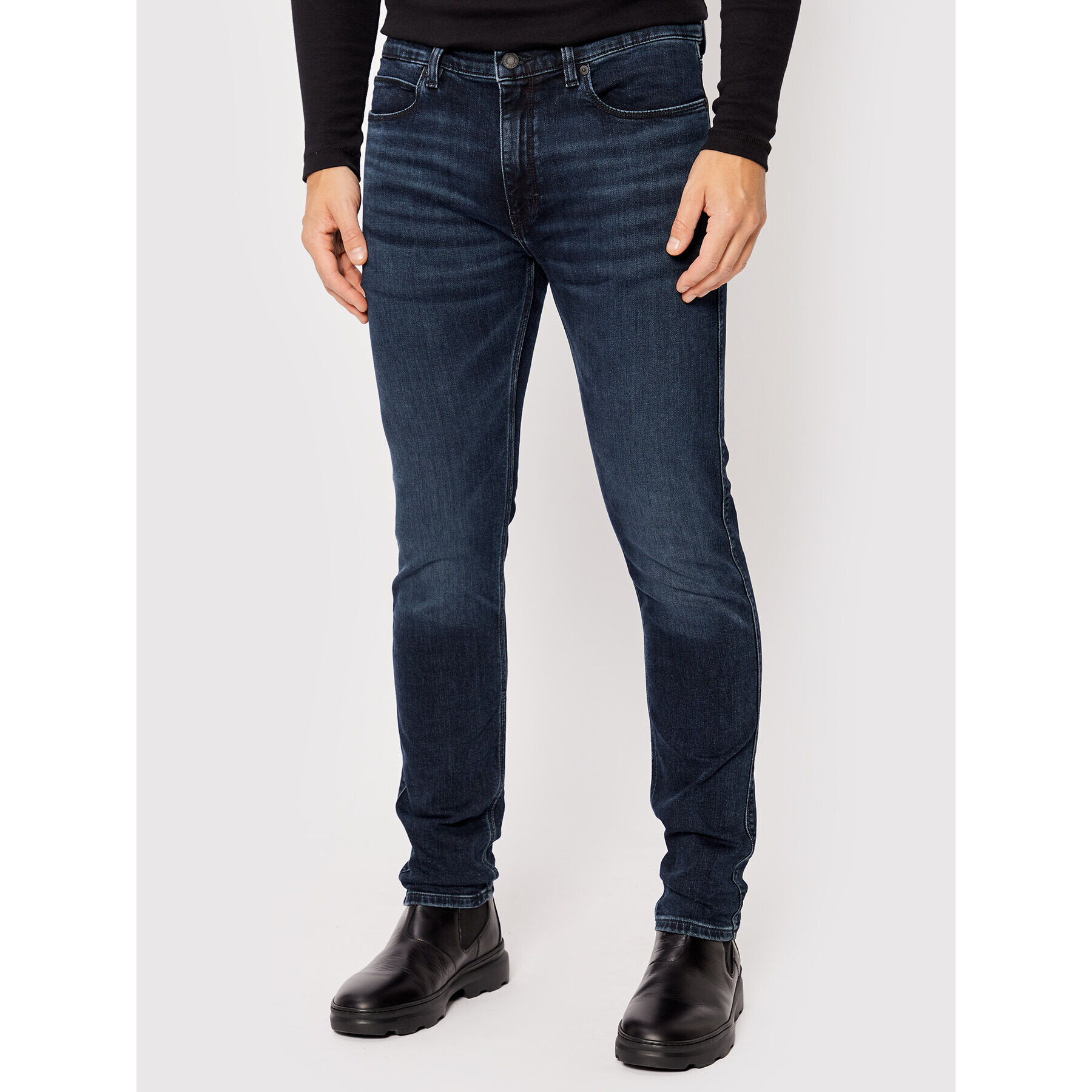 Hugo Дънки 734 50473862 Тъмносин Extra Slim Fit - Pepit.bg