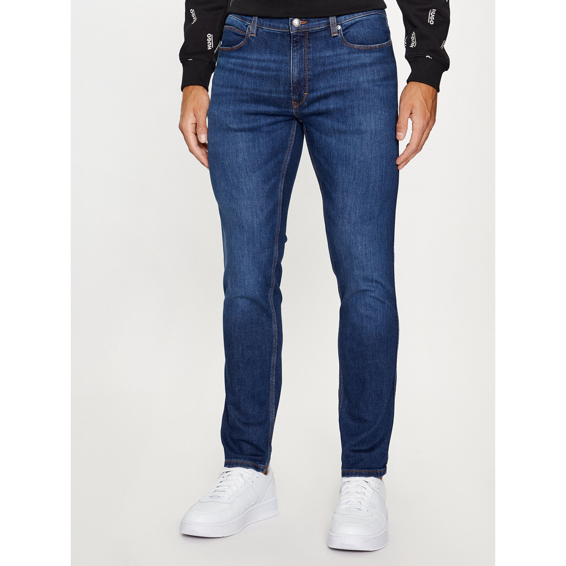 Hugo Дънки 734 50493713 Тъмносин Extra Slim Fit - Pepit.bg