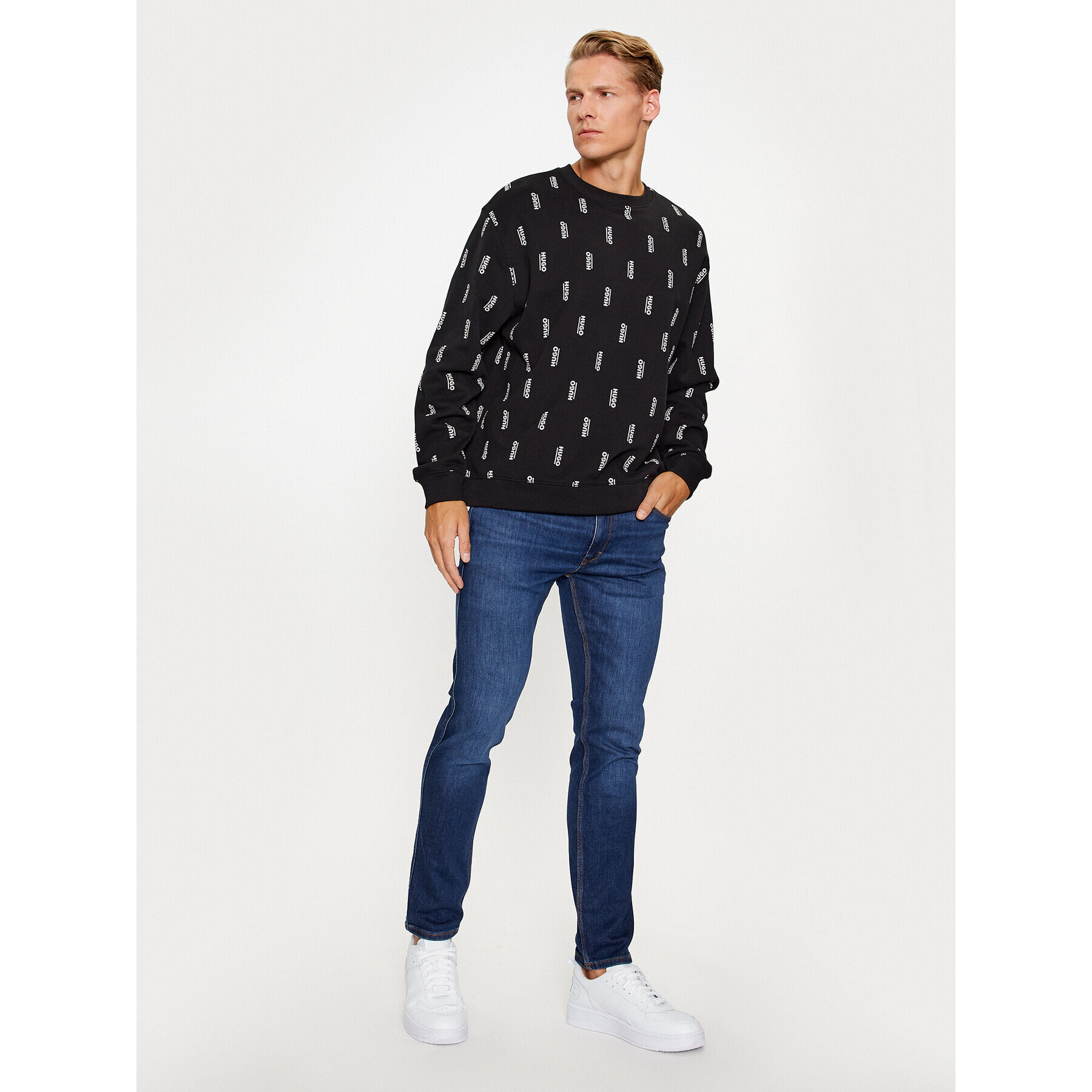 Hugo Дънки 734 50493713 Тъмносин Extra Slim Fit - Pepit.bg