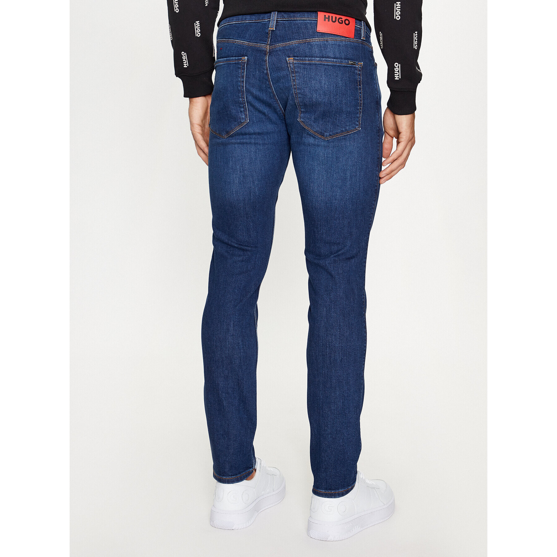 Hugo Дънки 734 50493713 Тъмносин Extra Slim Fit - Pepit.bg