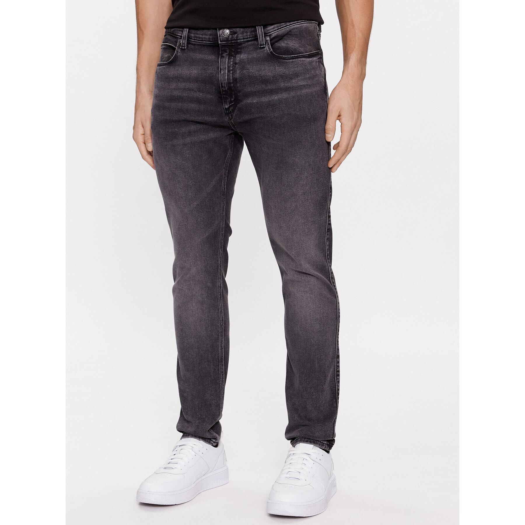 Hugo Дънки 734 50498990 Сив Slim Fit - Pepit.bg