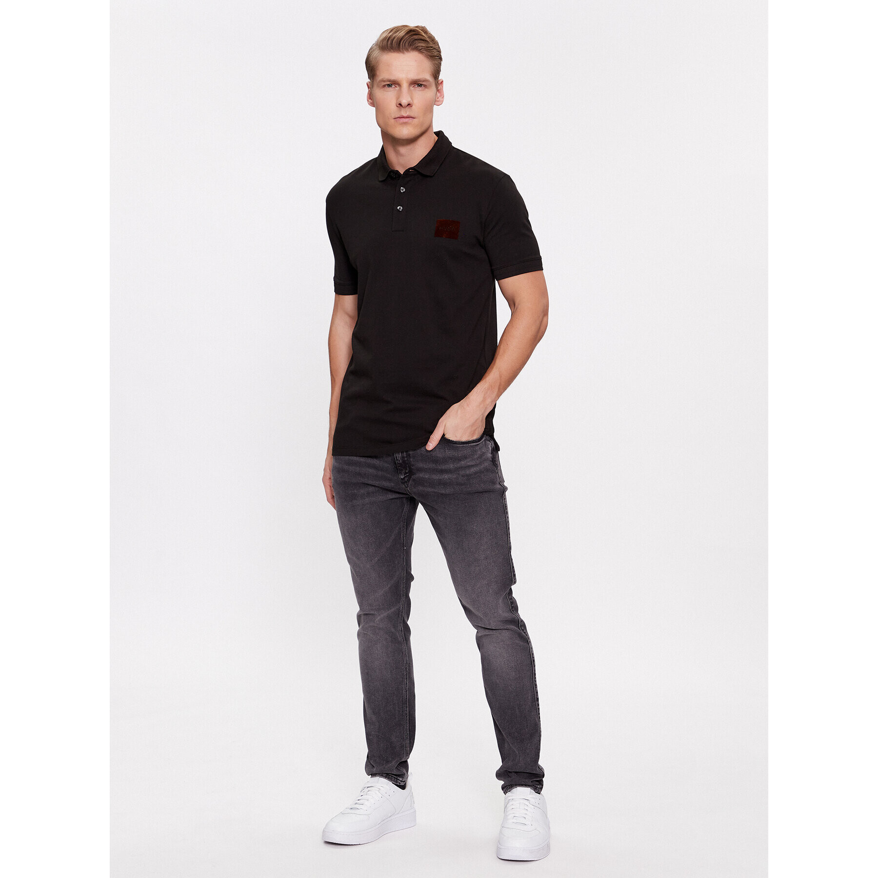 Hugo Дънки 734 50498990 Сив Slim Fit - Pepit.bg