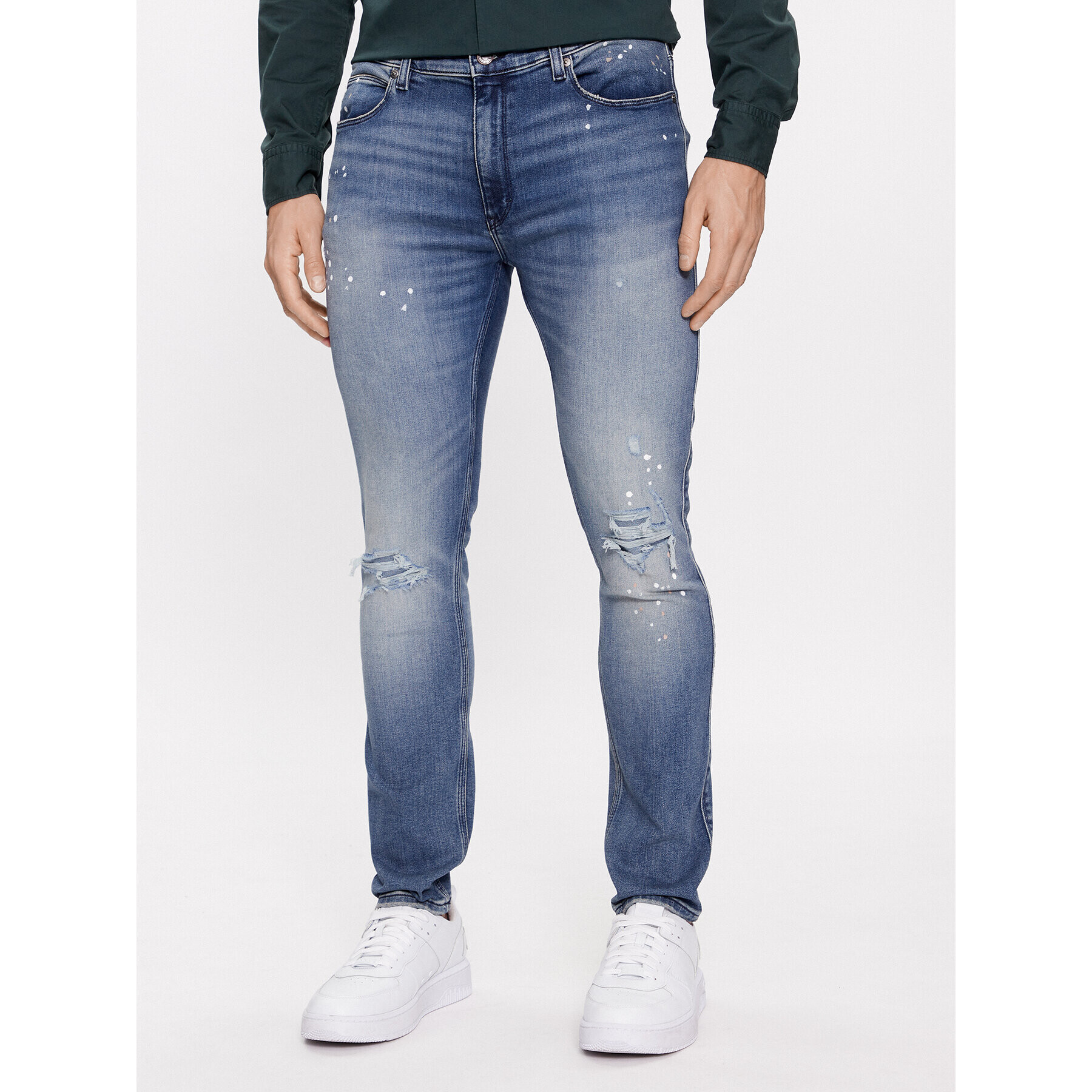 Hugo Дънки 734 50499066 Син Slim Fit - Pepit.bg