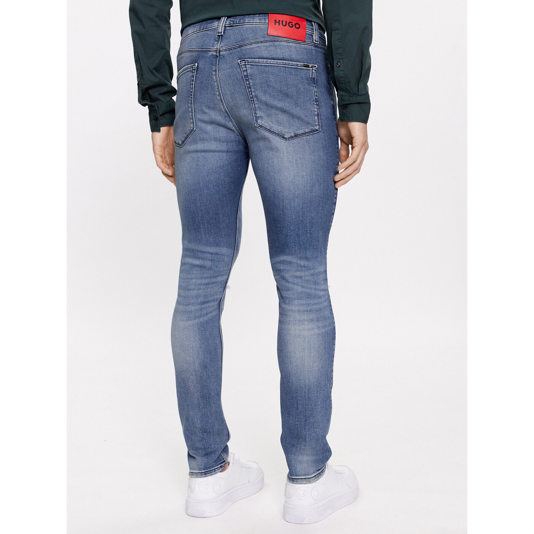 Hugo Дънки 734 50499066 Син Slim Fit - Pepit.bg