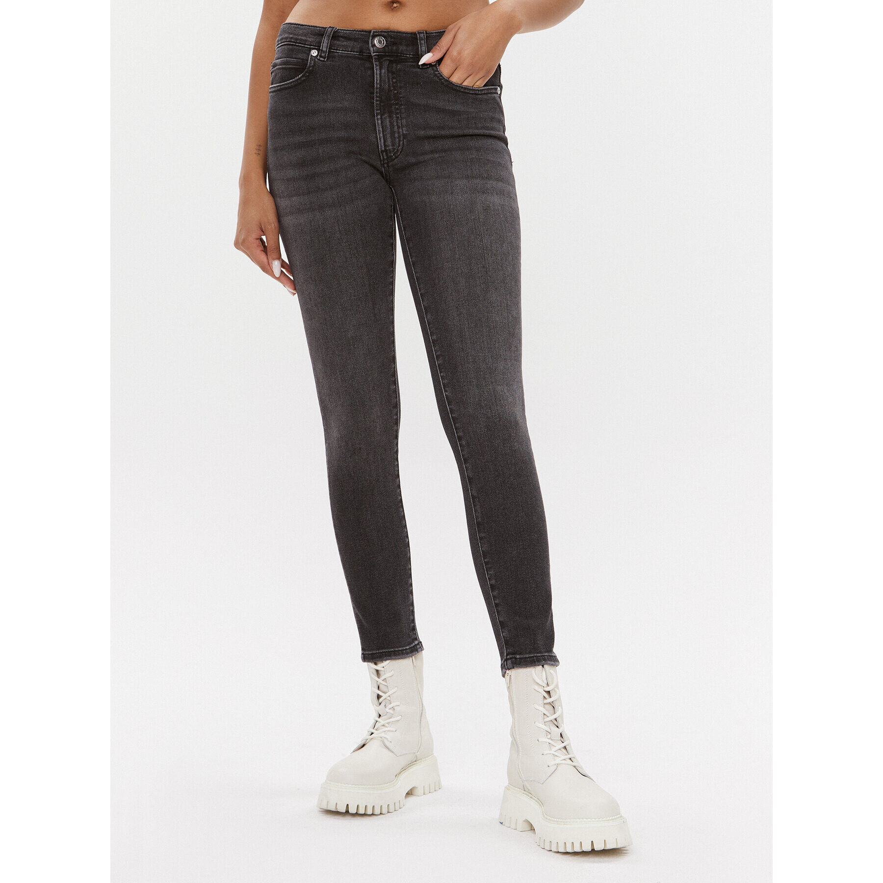 Hugo Дънки 932 50501726 Черен Skinny Fit - Pepit.bg
