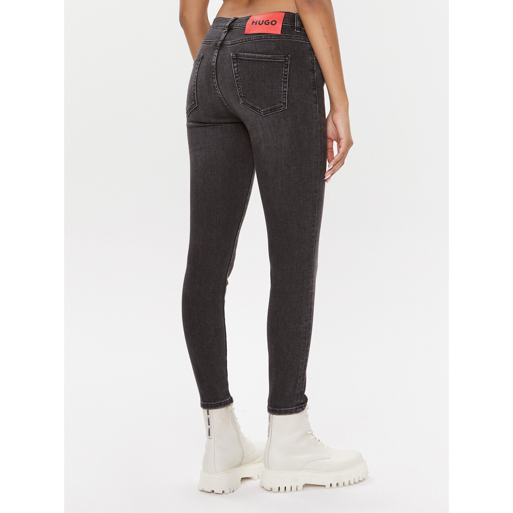 Hugo Дънки 932 50501726 Черен Skinny Fit - Pepit.bg