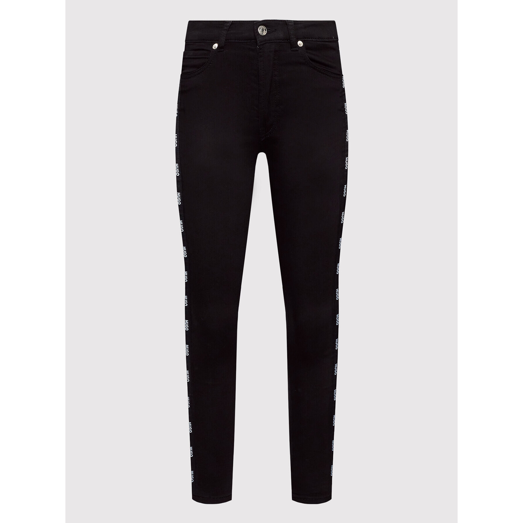 Hugo Дънки Charlie 50470327 Черен Slim Fit - Pepit.bg