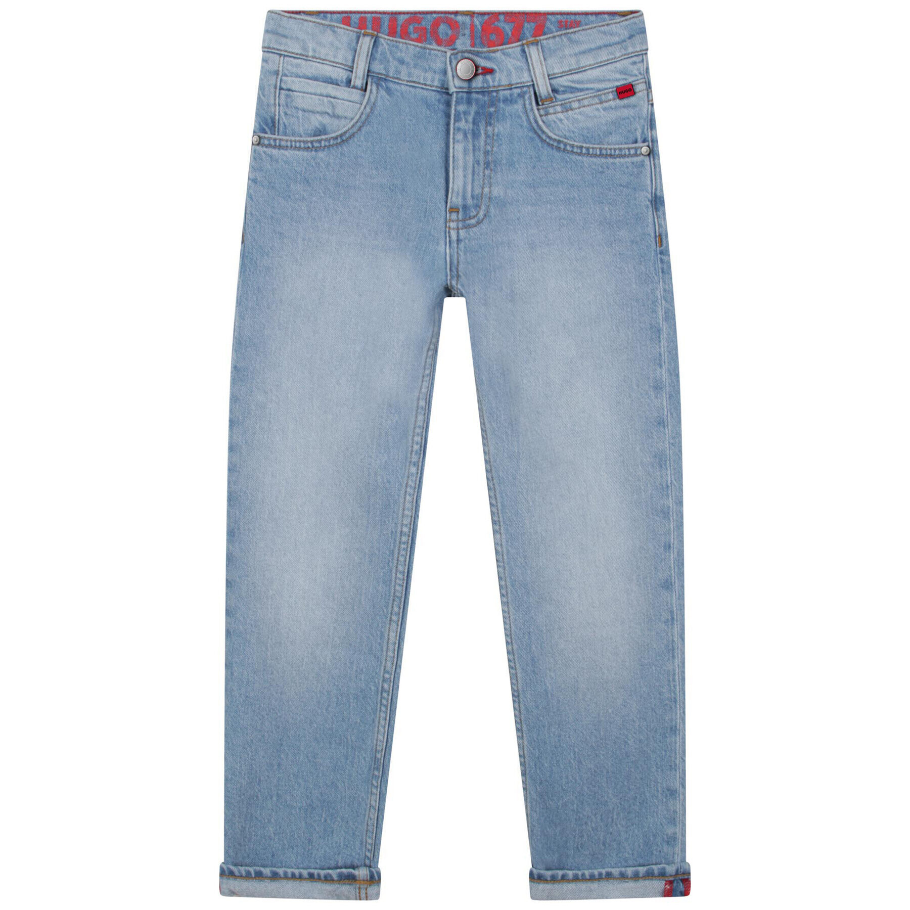 Hugo Дънки G24118 S Бежов Regular Fit - Pepit.bg