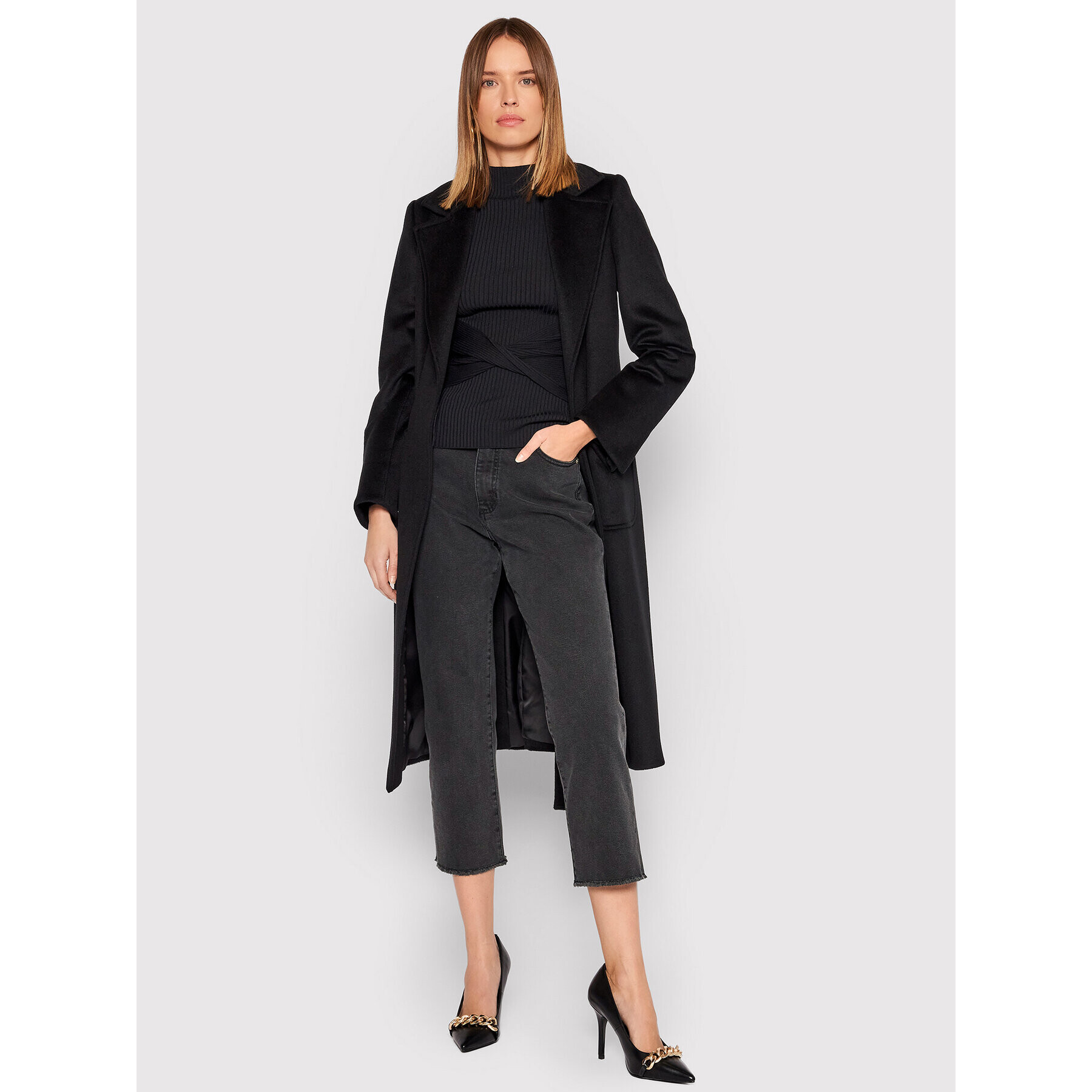 Hugo Дънки Gayang 50459188 Черен Relaxed Fit - Pepit.bg