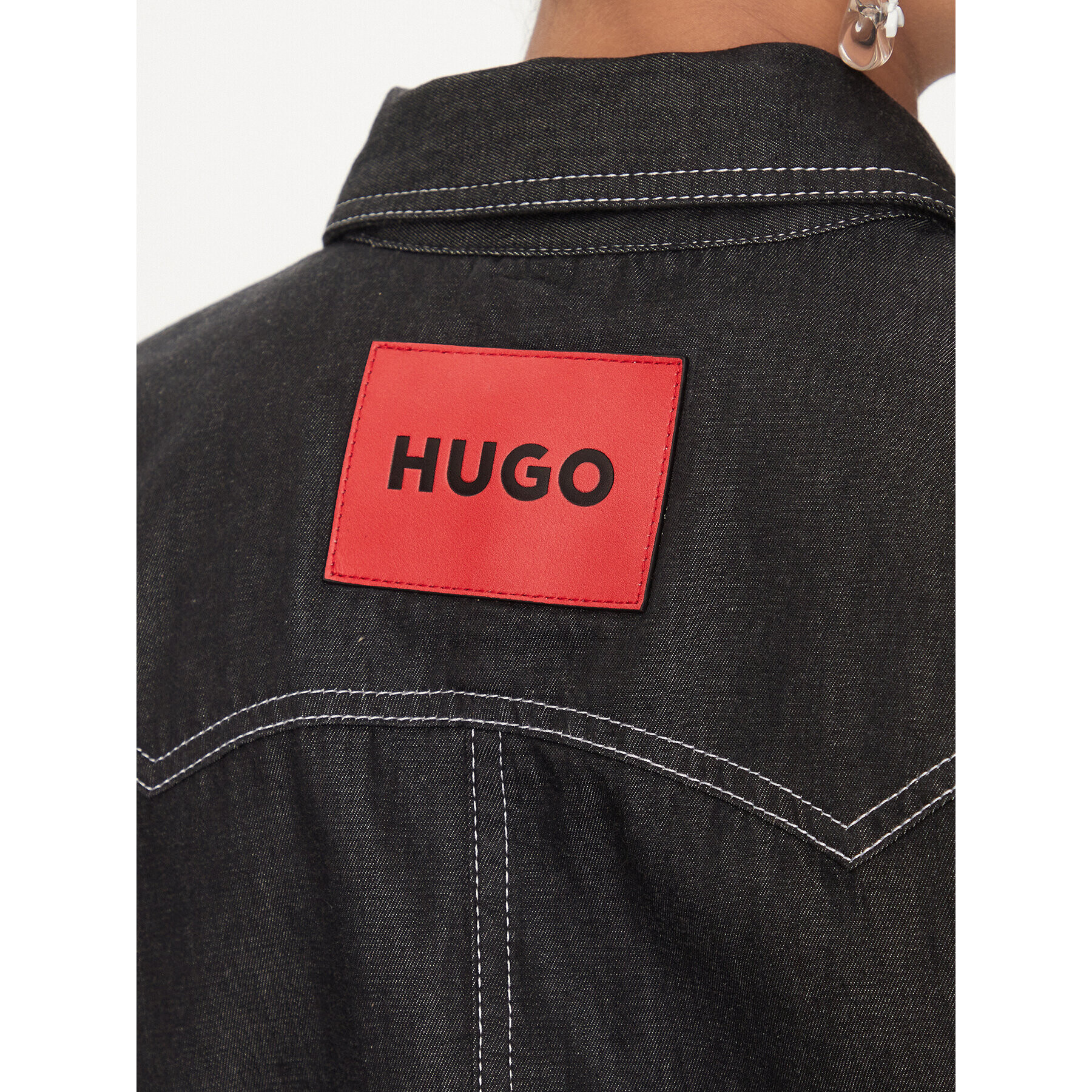Hugo Дънкова рокля Karinne-1 50496059 Черен Regular Fit - Pepit.bg