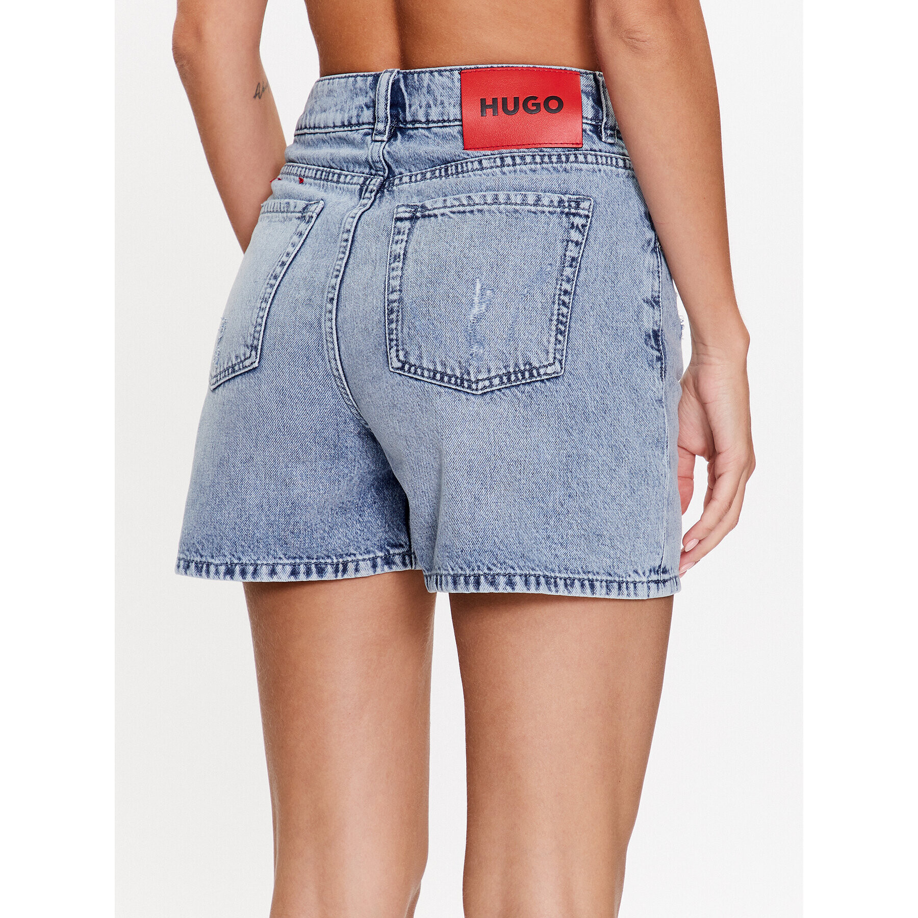 Hugo Дънкови шорти 50489287 Син Regular Fit - Pepit.bg