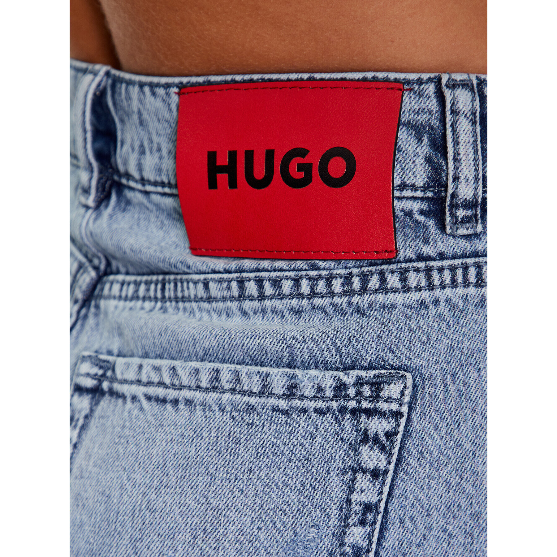 Hugo Дънкови шорти 50489287 Син Regular Fit - Pepit.bg