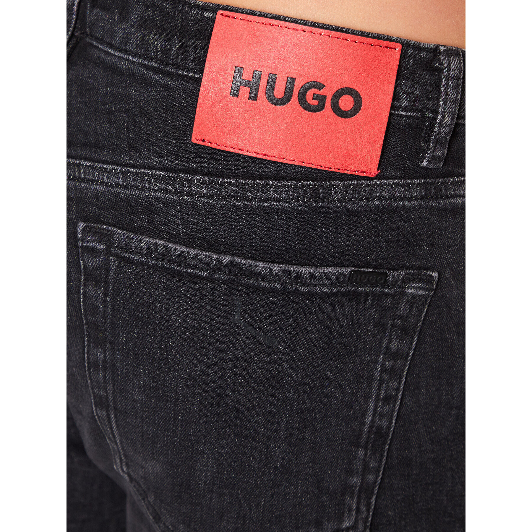 Hugo Дънкови шорти 50489779 Сив Tapered Fit - Pepit.bg