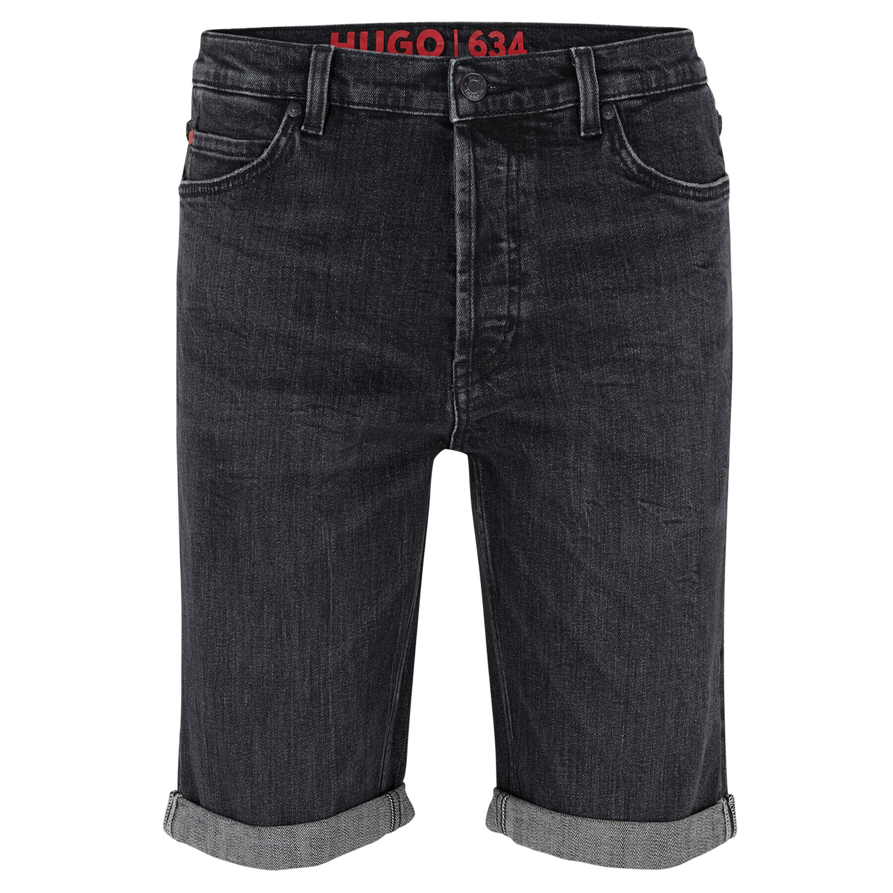 Hugo Дънкови шорти 50489779 Сив Tapered Fit - Pepit.bg