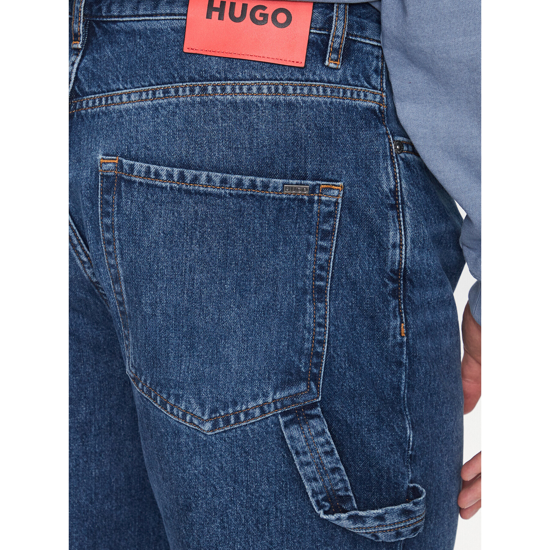 Hugo Дънкови шорти 50489985 Син Regular Fit - Pepit.bg