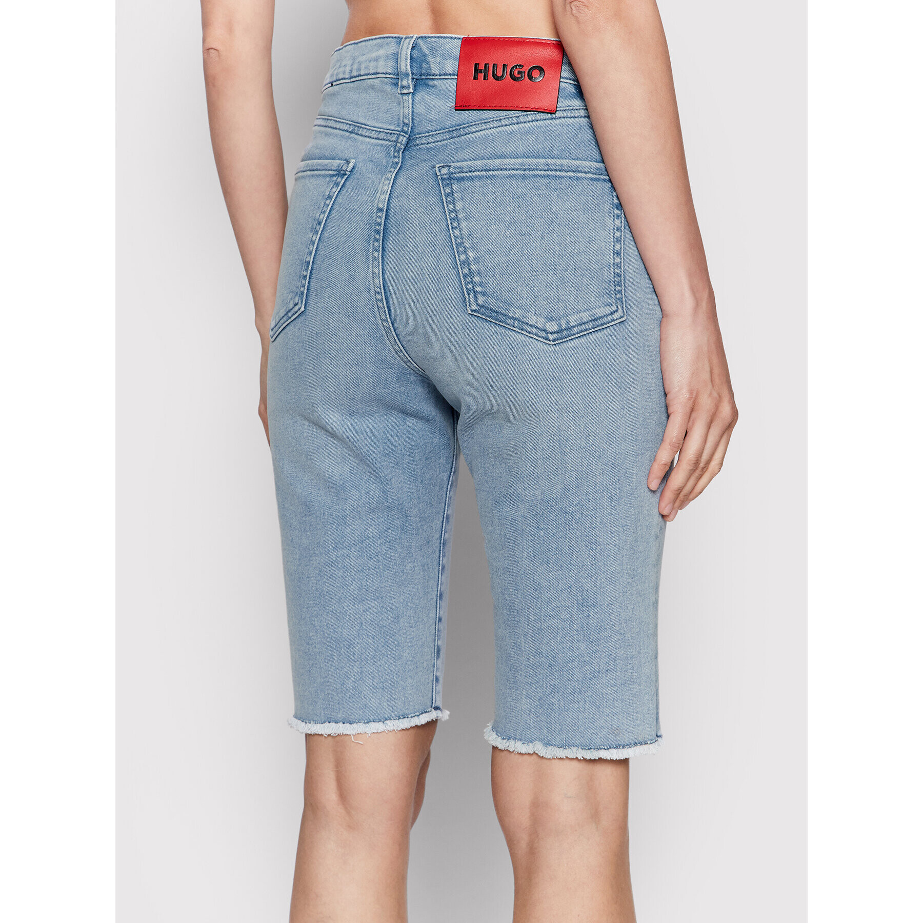 Hugo Дънкови шорти Garen 50466823 Син Slim Fit - Pepit.bg