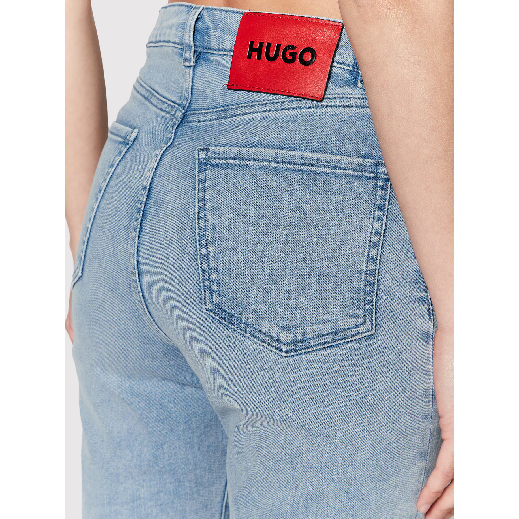 Hugo Дънкови шорти Garen 50466823 Син Slim Fit - Pepit.bg