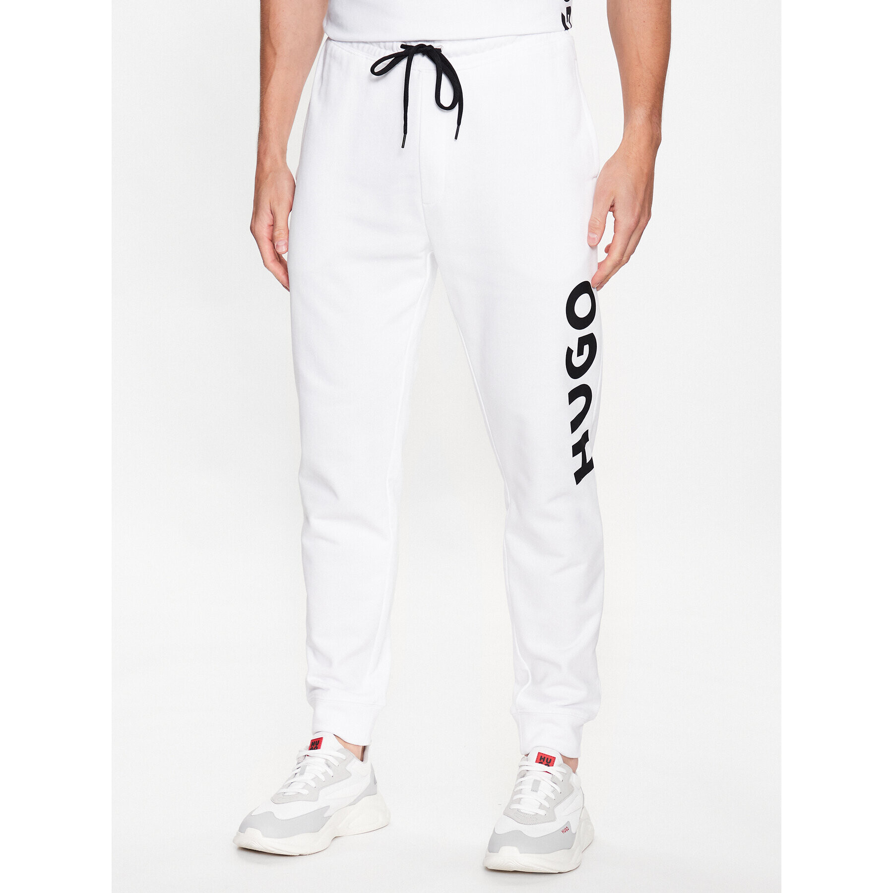 Hugo Долнище анцуг Dutschi 50473211 Бял Regular Fit - Pepit.bg