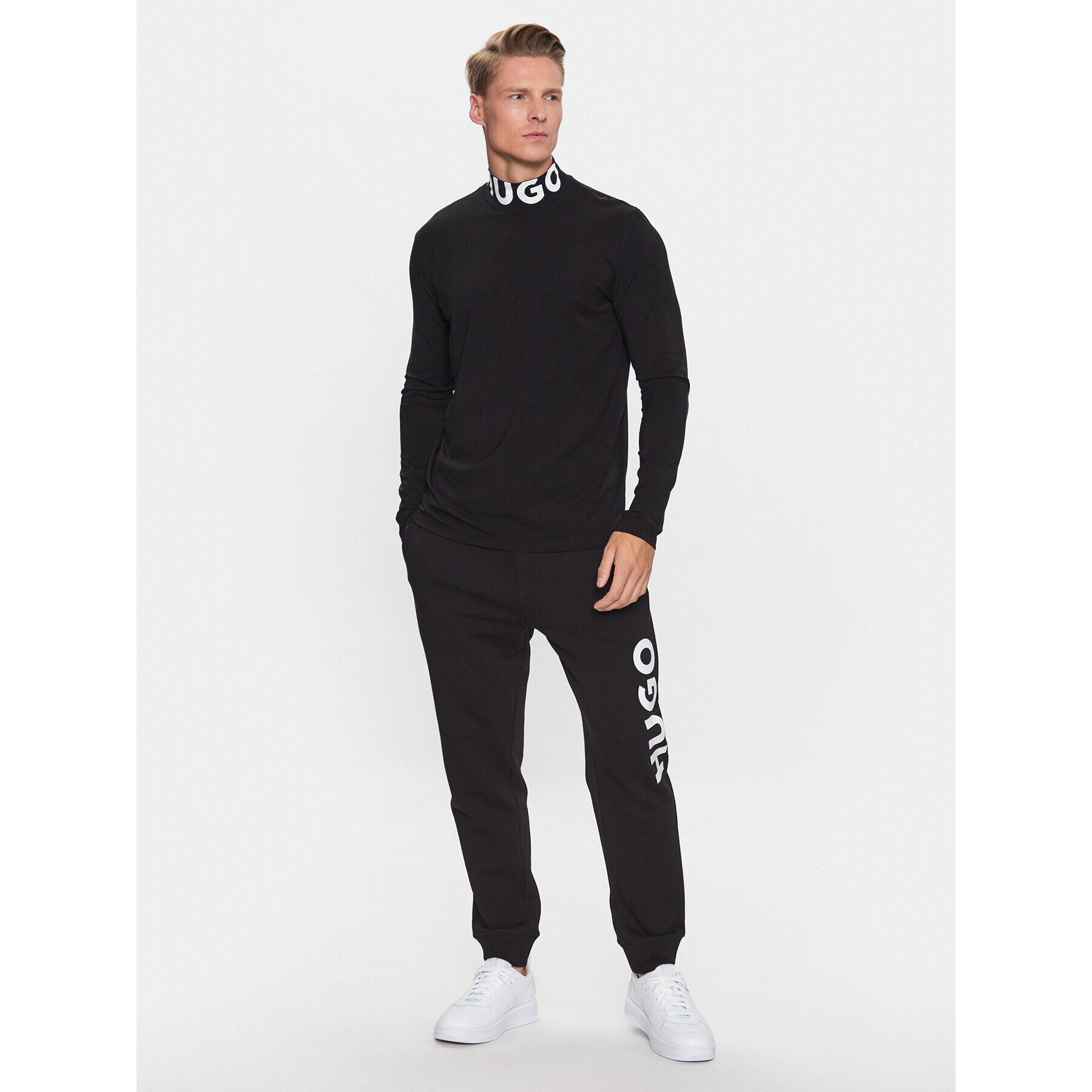 Hugo Долнище анцуг 50473211 Черен Regular Fit - Pepit.bg