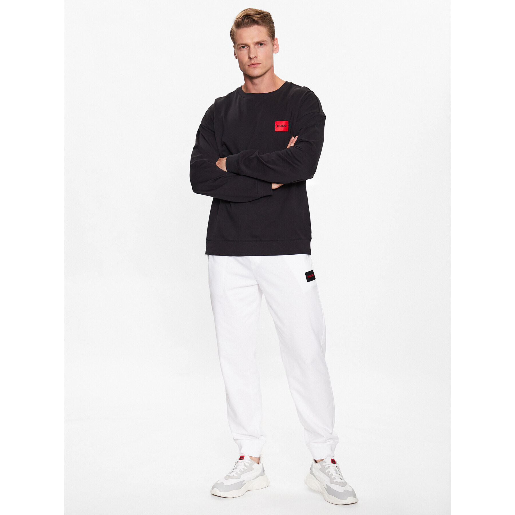 Hugo Долнище анцуг 50490270 Бял Regular Fit - Pepit.bg