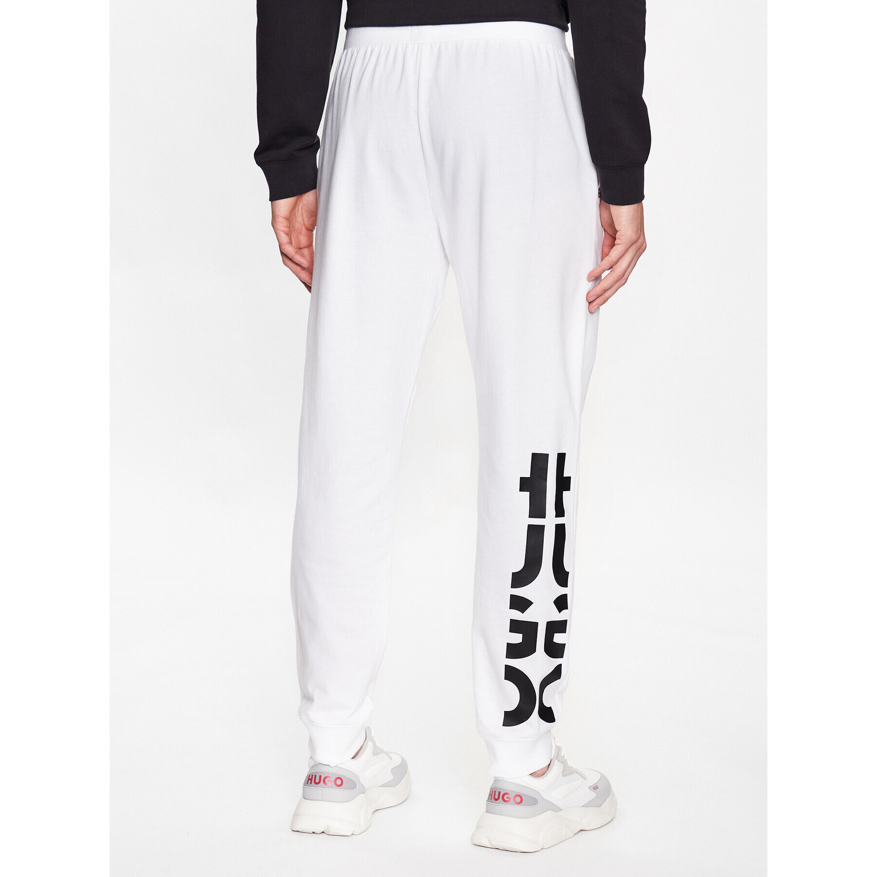 Hugo Долнище анцуг 50490270 Бял Regular Fit - Pepit.bg