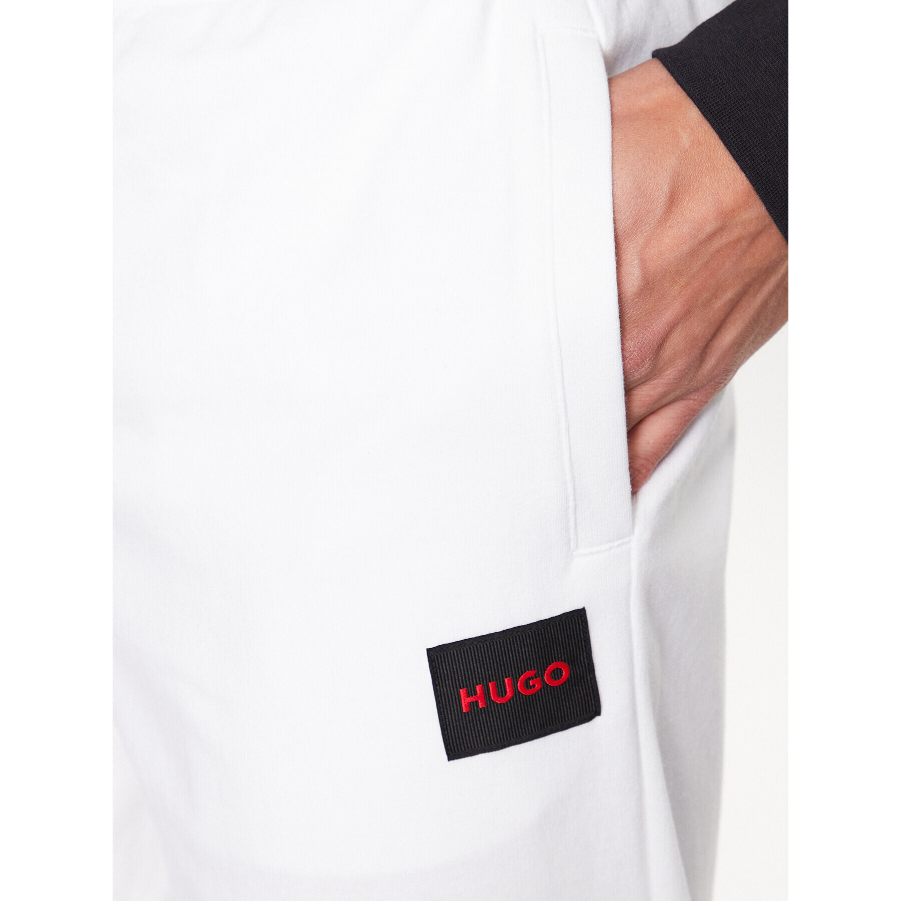 Hugo Долнище анцуг 50490270 Бял Regular Fit - Pepit.bg