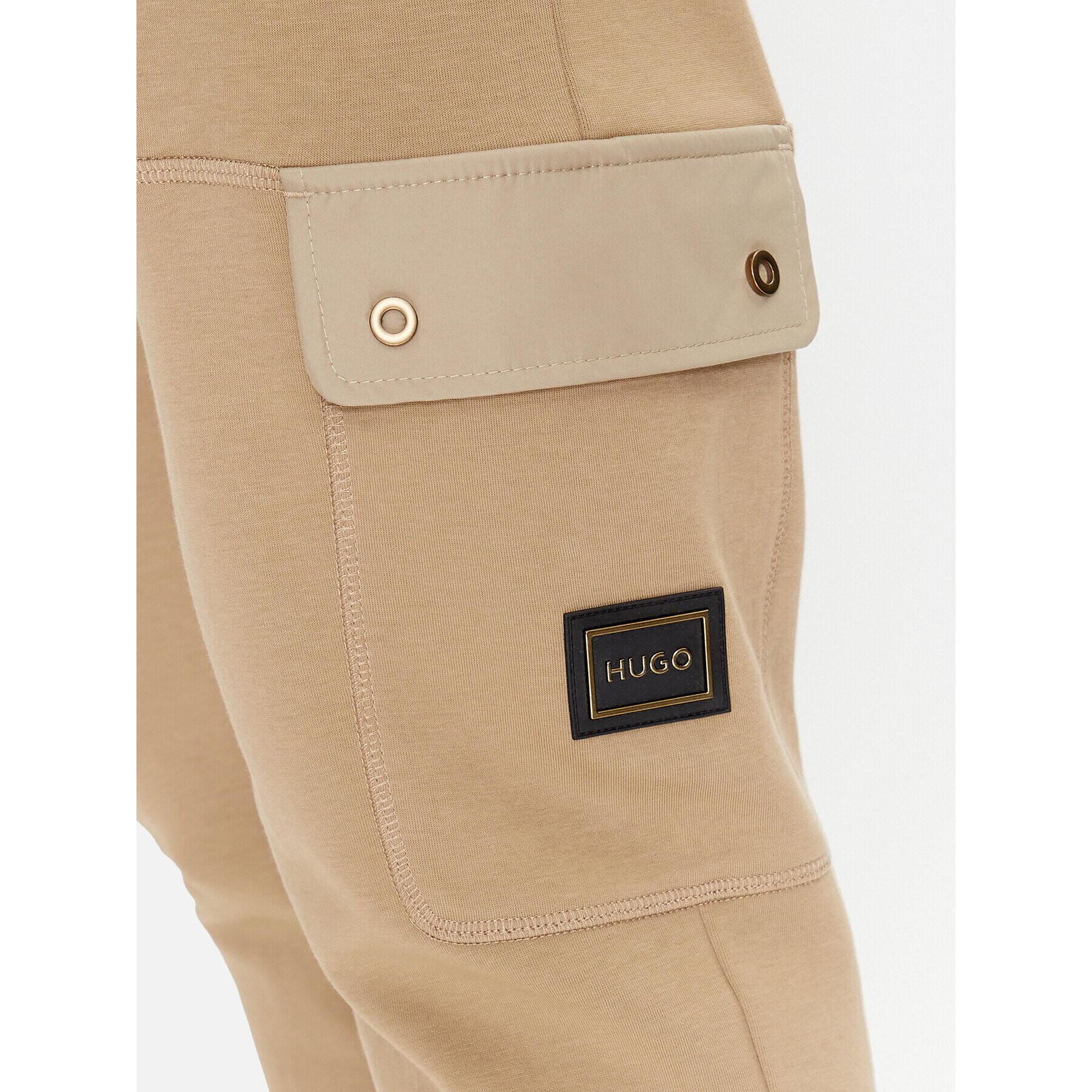Hugo Долнище анцуг 50493044 Бежов Relaxed Fit - Pepit.bg