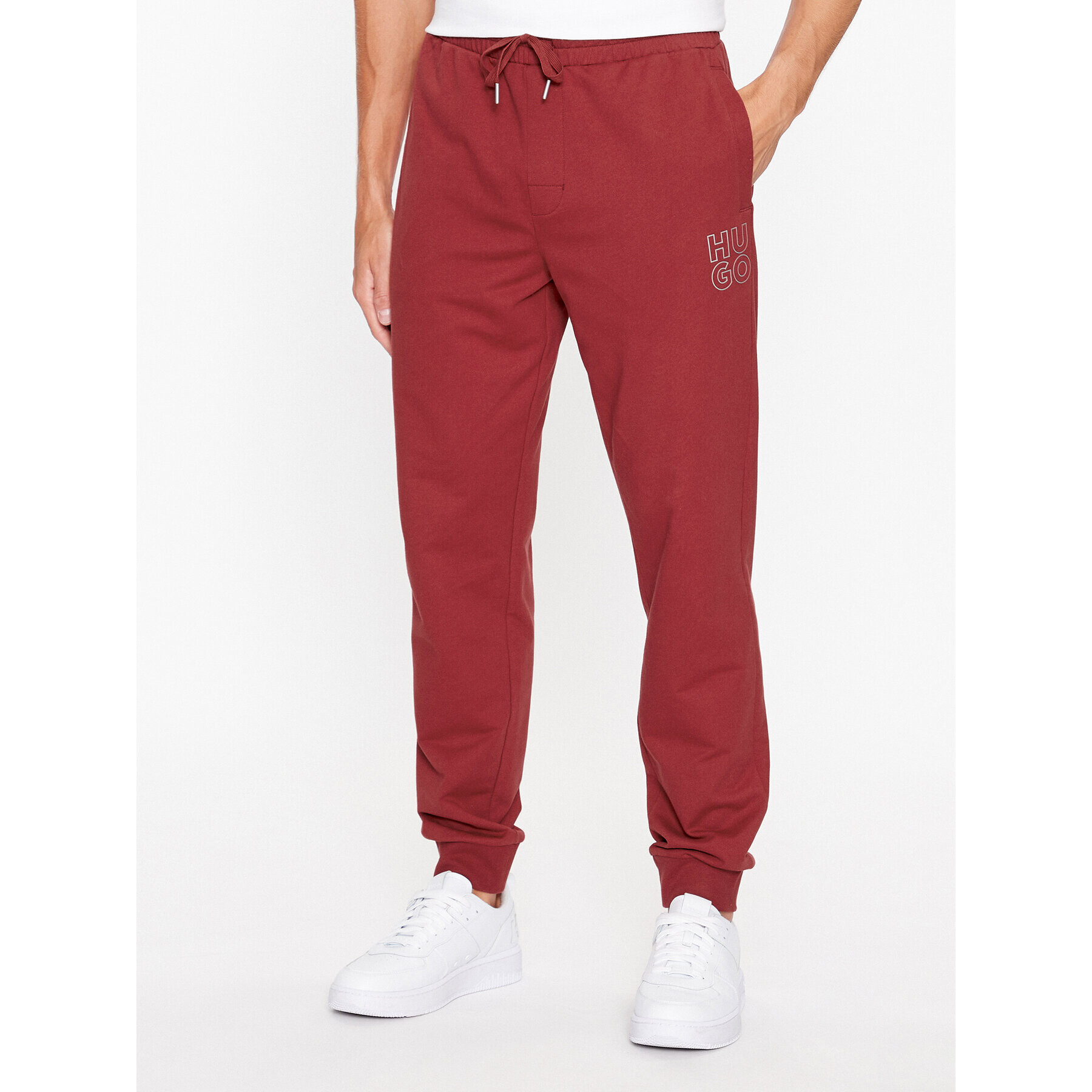 Hugo Долнище анцуг 50501579 Бордо Regular Fit - Pepit.bg