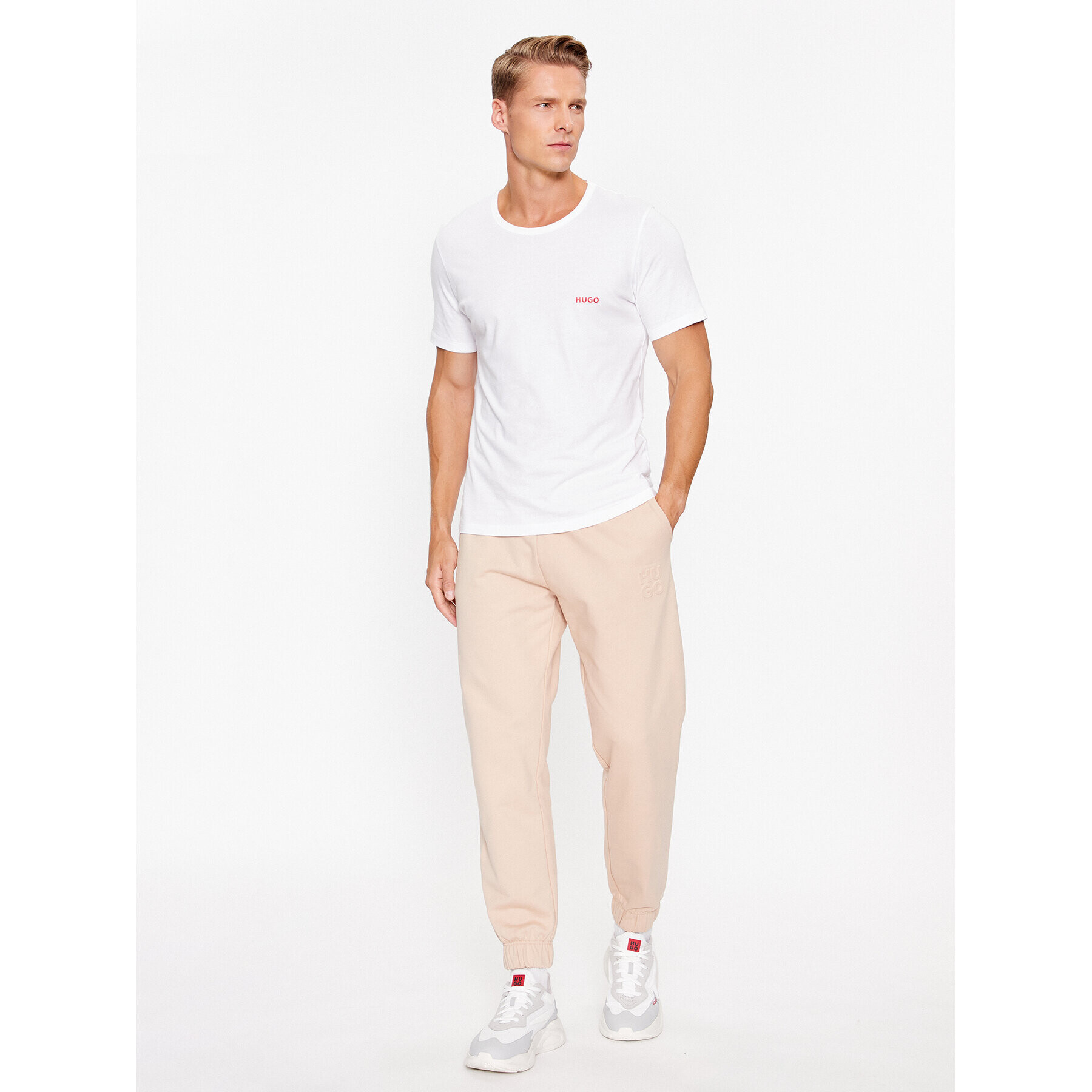 Hugo Долнище анцуг Dchard 50496652 Бежов Relaxed Fit - Pepit.bg