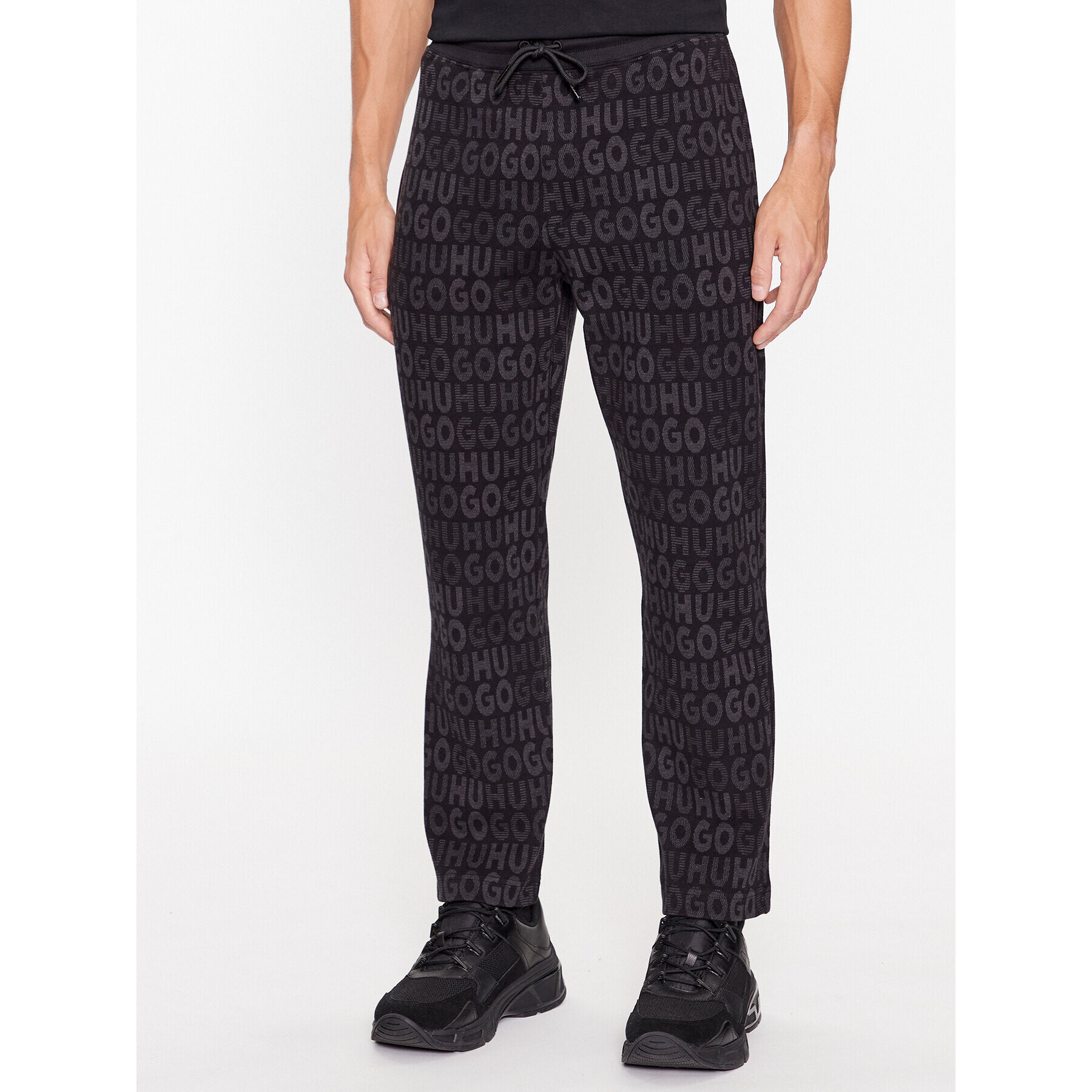 Hugo Долнище анцуг Dleets 50496635 Черен Regular Fit - Pepit.bg