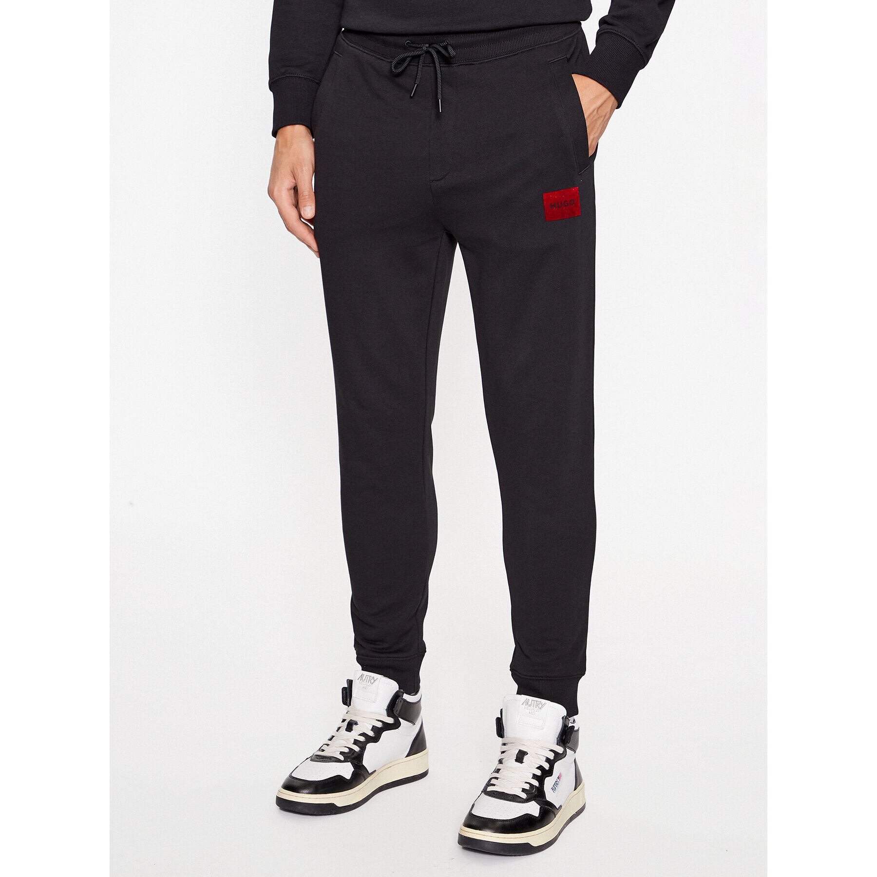 Hugo Долнище анцуг Doak_V 50501021 Черен Regular Fit - Pepit.bg