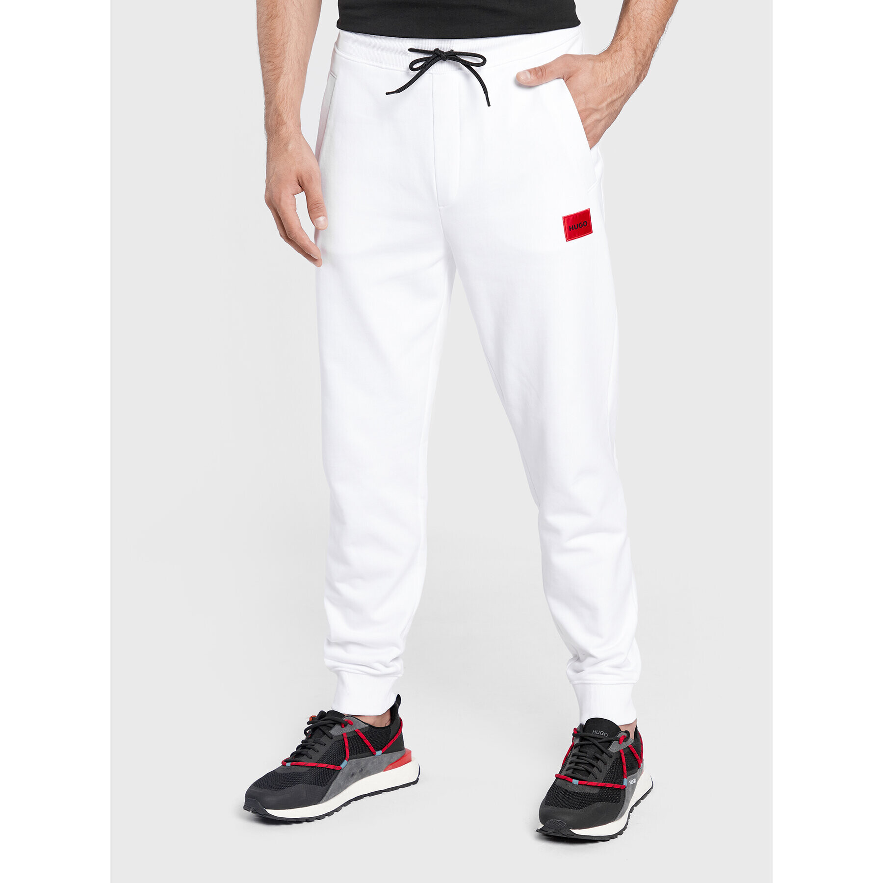 Hugo Долнище анцуг Doak212 50447963 Бял Regular Fit - Pepit.bg