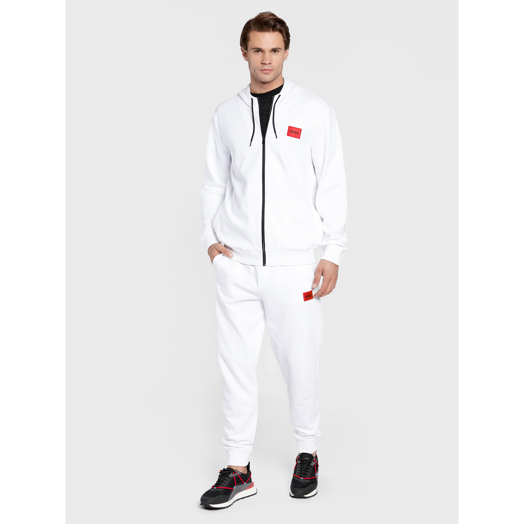 Hugo Долнище анцуг Doak212 50447963 Бял Regular Fit - Pepit.bg