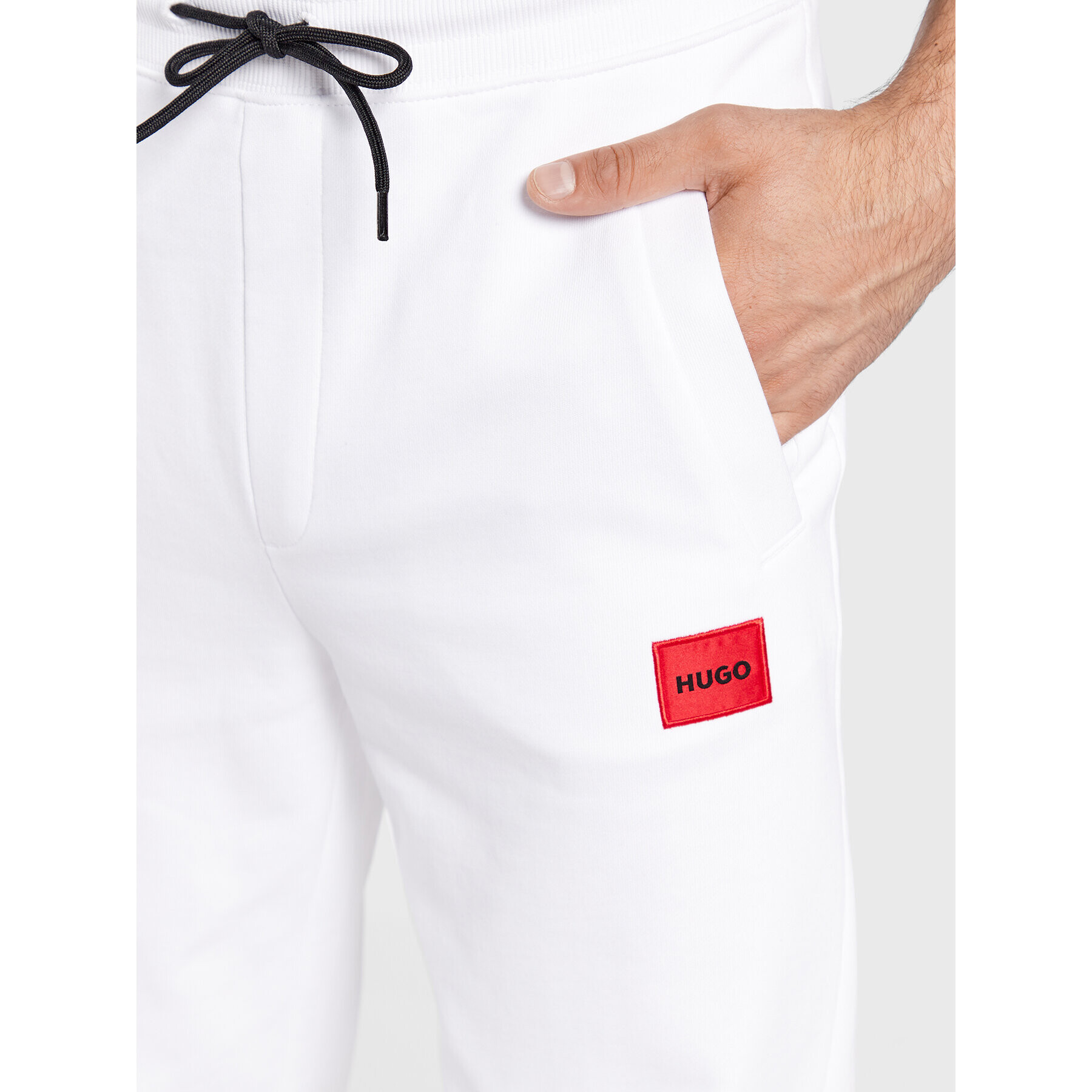 Hugo Долнище анцуг Doak212 50447963 Бял Regular Fit - Pepit.bg