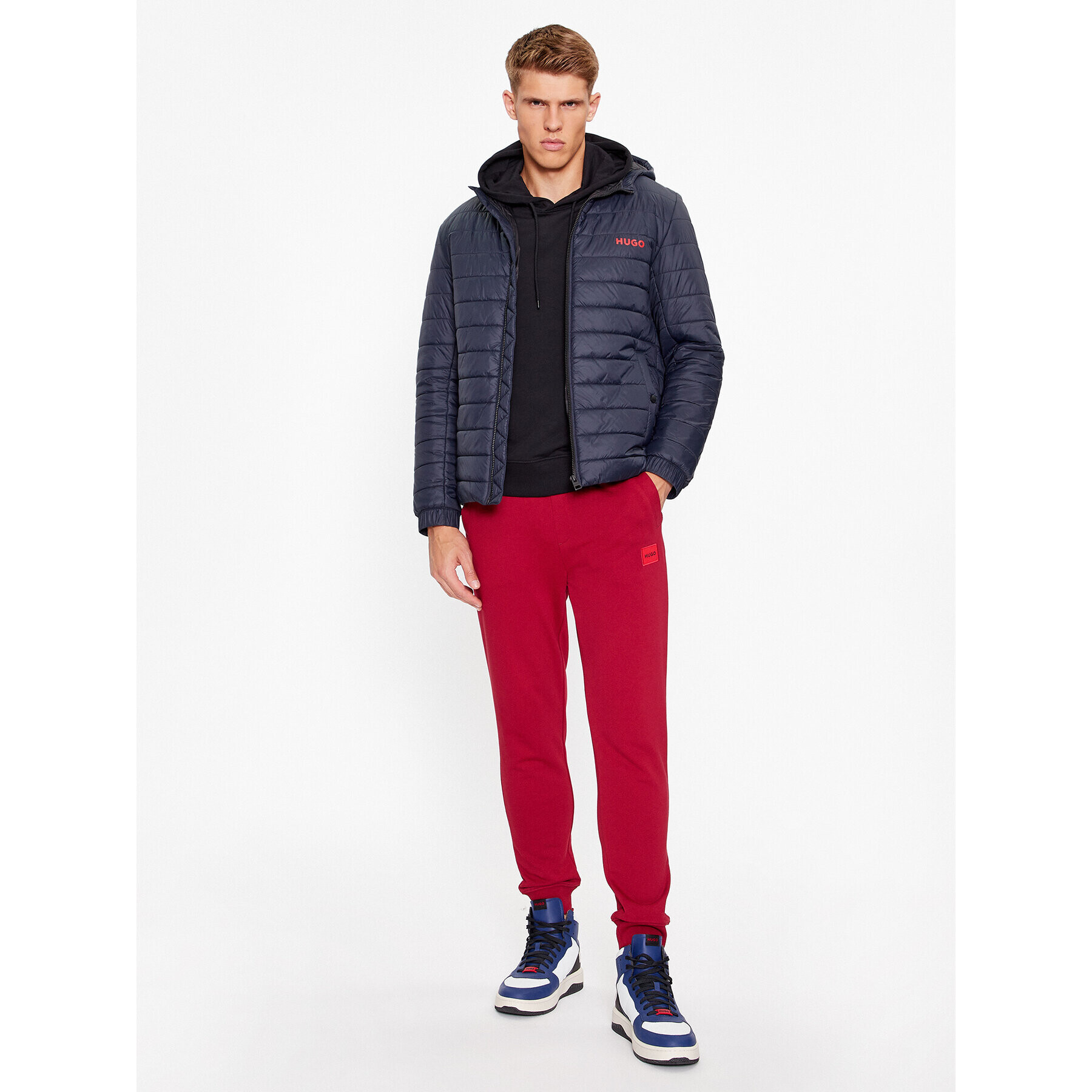 Hugo Долнище анцуг Doak212 50447963 Червен Regular Fit - Pepit.bg